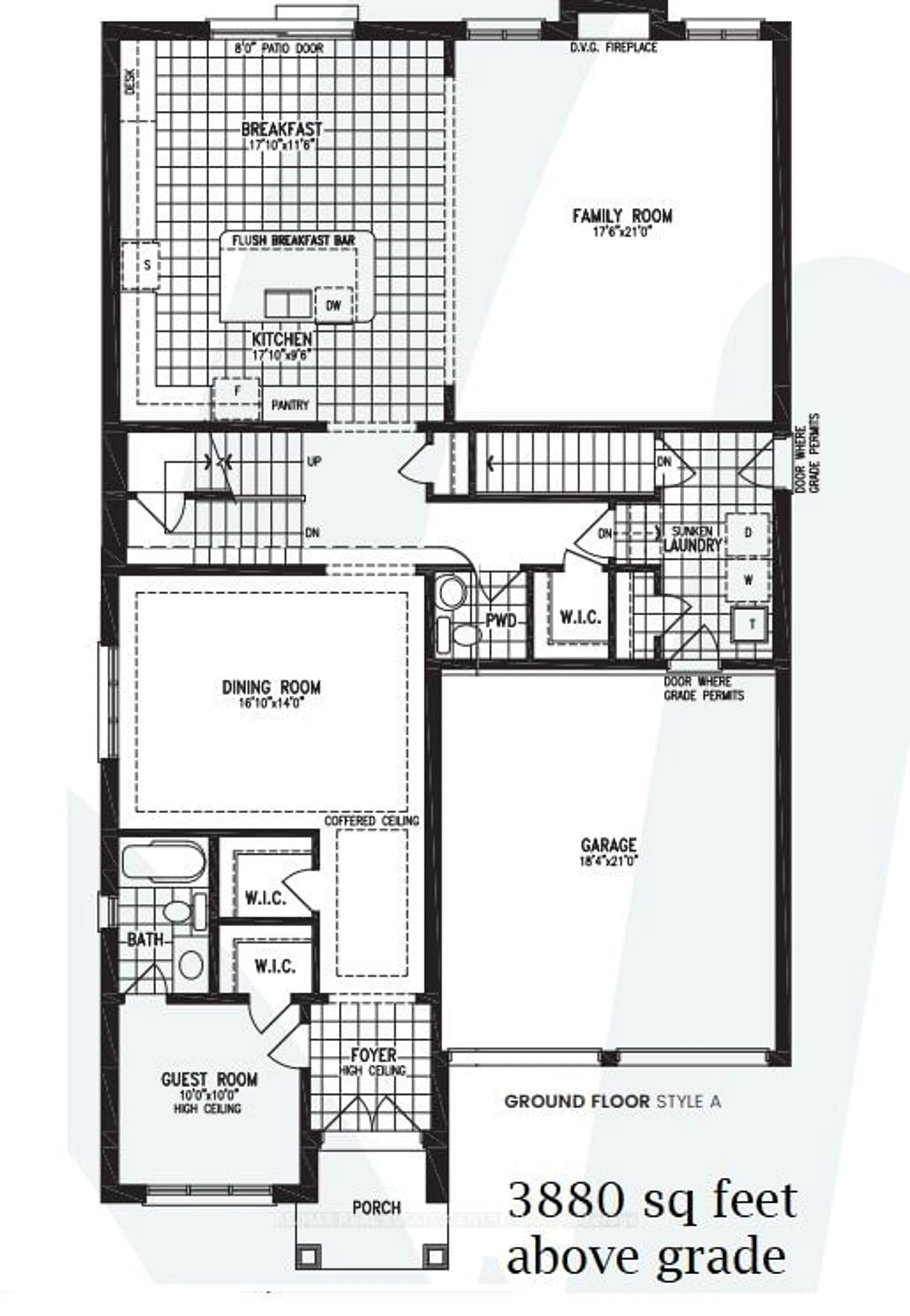 Floor plan for 35 Arthur Griffin Cres, Caledon Ontario L7C 4E9