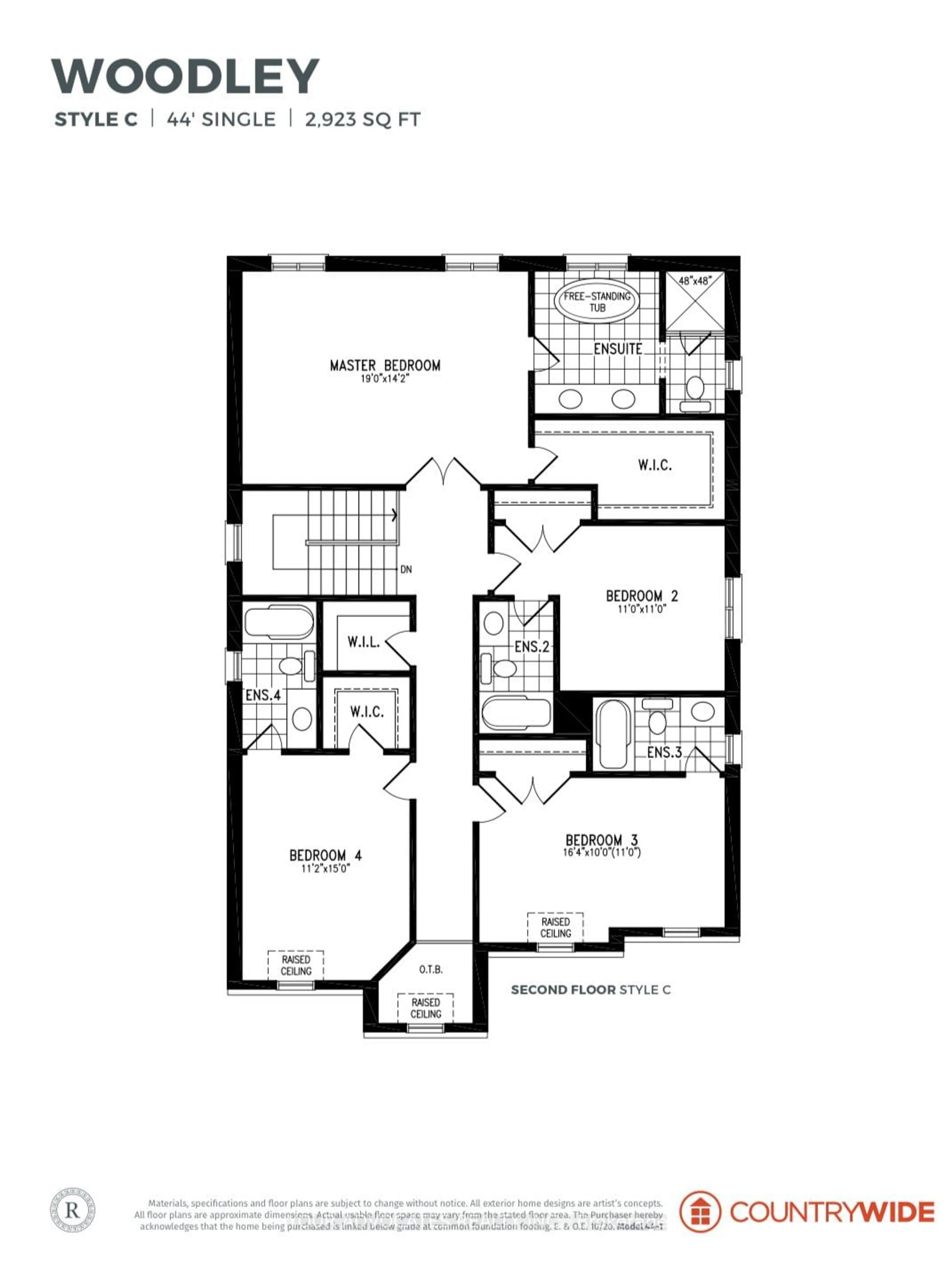 Floor plan for 45 Raspberry Ridge Ave, Caledon Ontario L7C 4M9