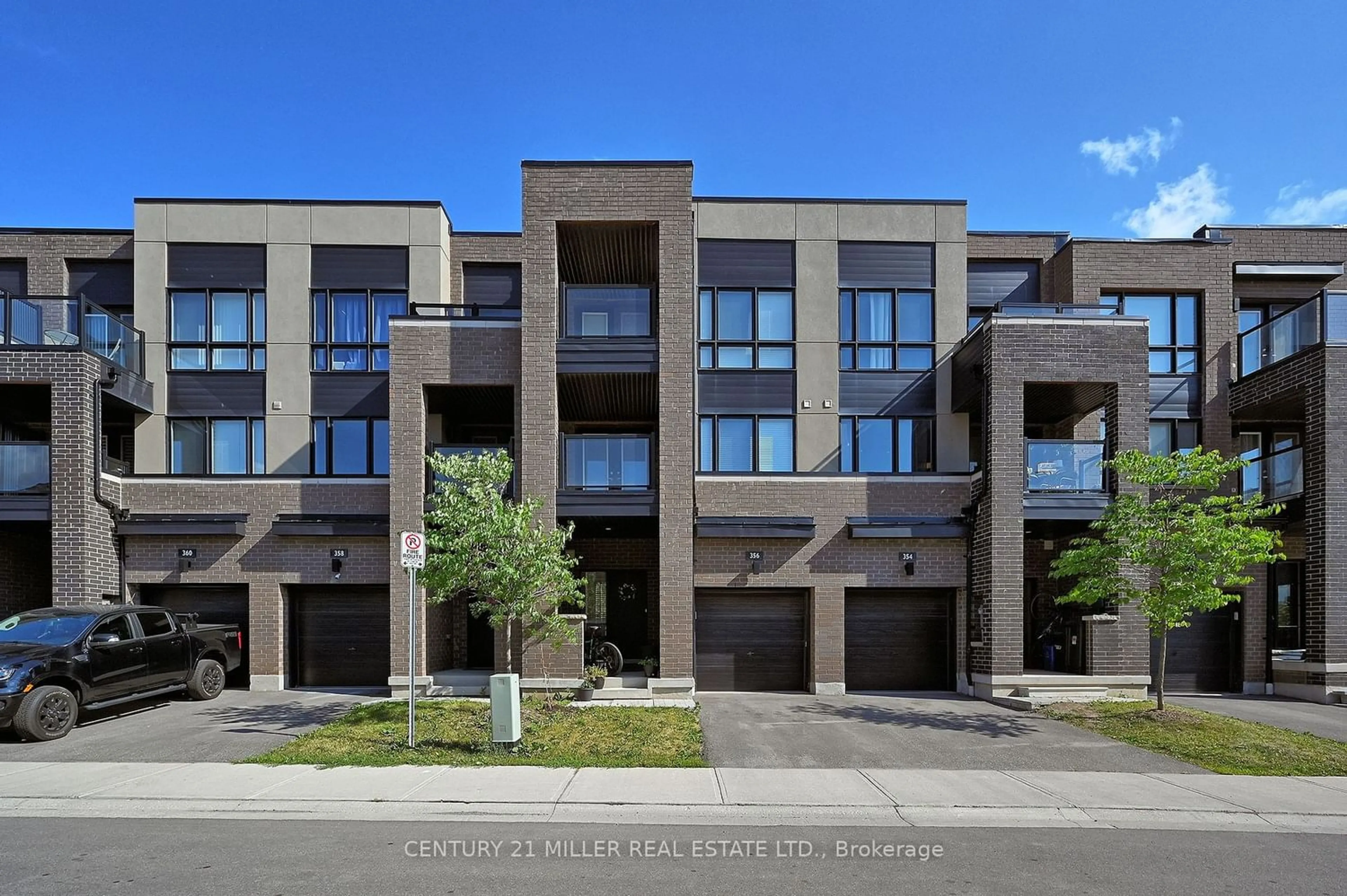 A pic from exterior of the house or condo for 356 Athabasca Common, Oakville Ontario L6H 0R5
