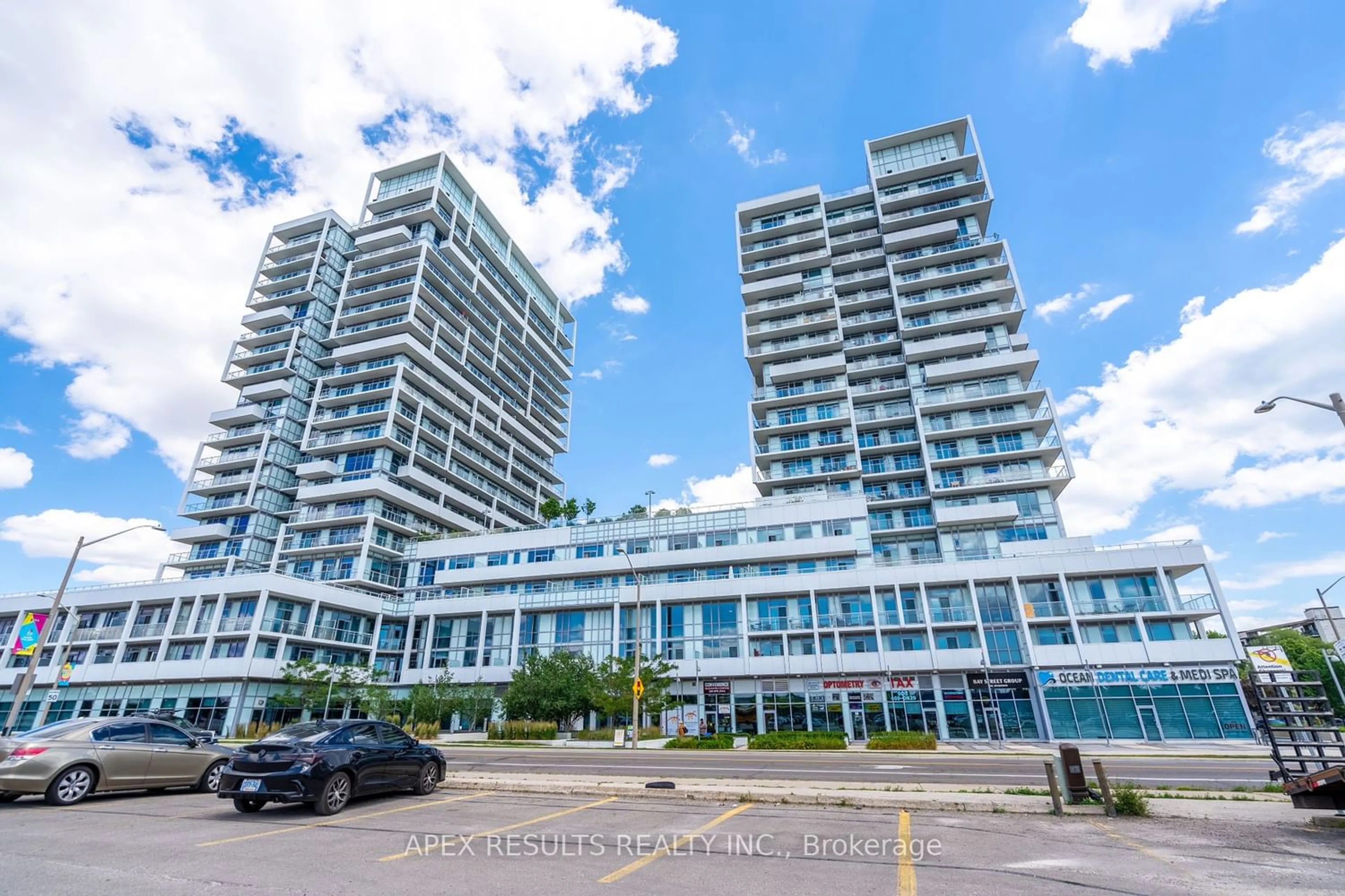 A pic from exterior of the house or condo for 55 Speers Rd #411, Oakville Ontario L6K 0H9