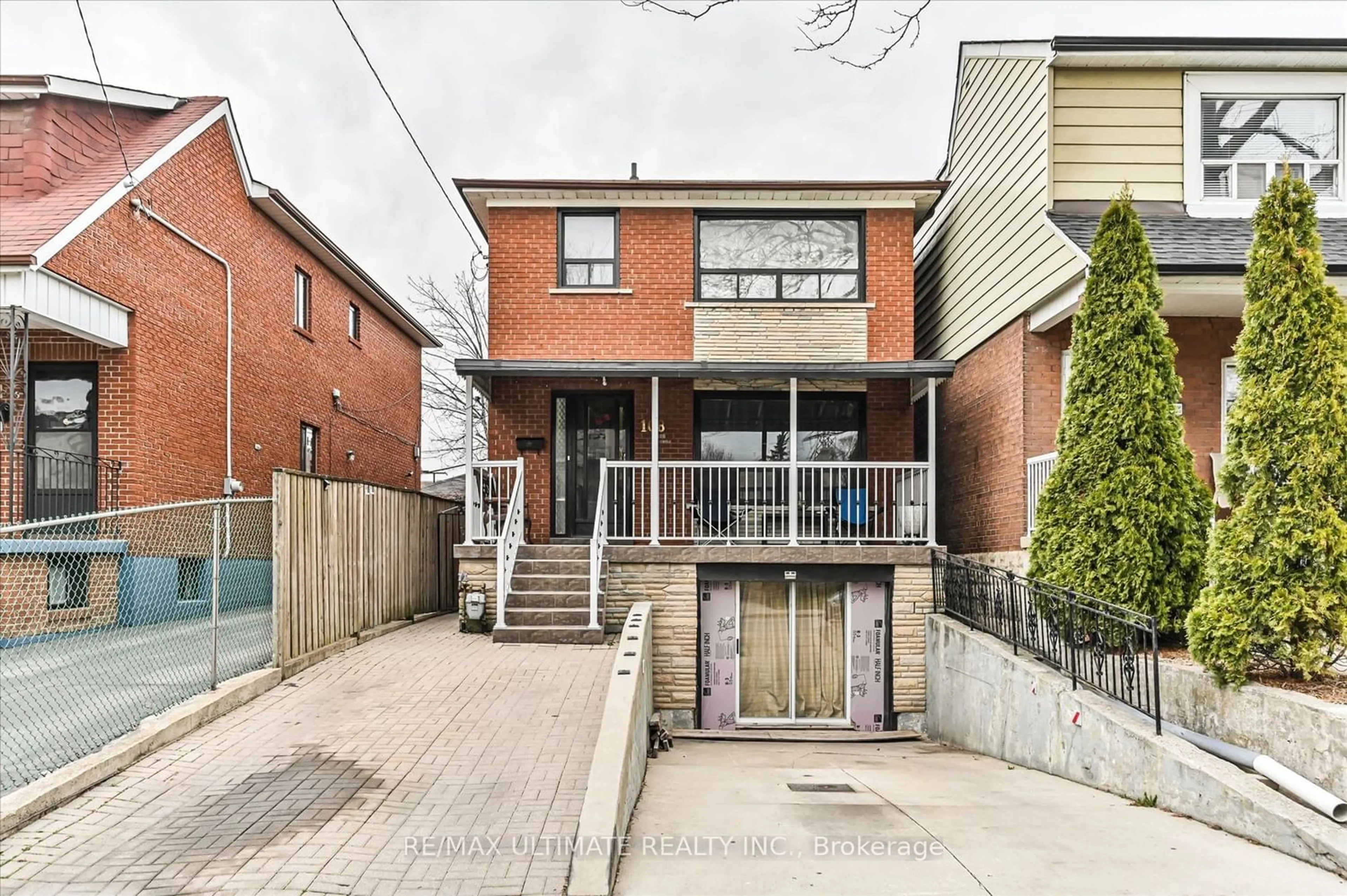 A pic from exterior of the house or condo for 108 Rockwell Ave, Toronto Ontario M6N 1P1