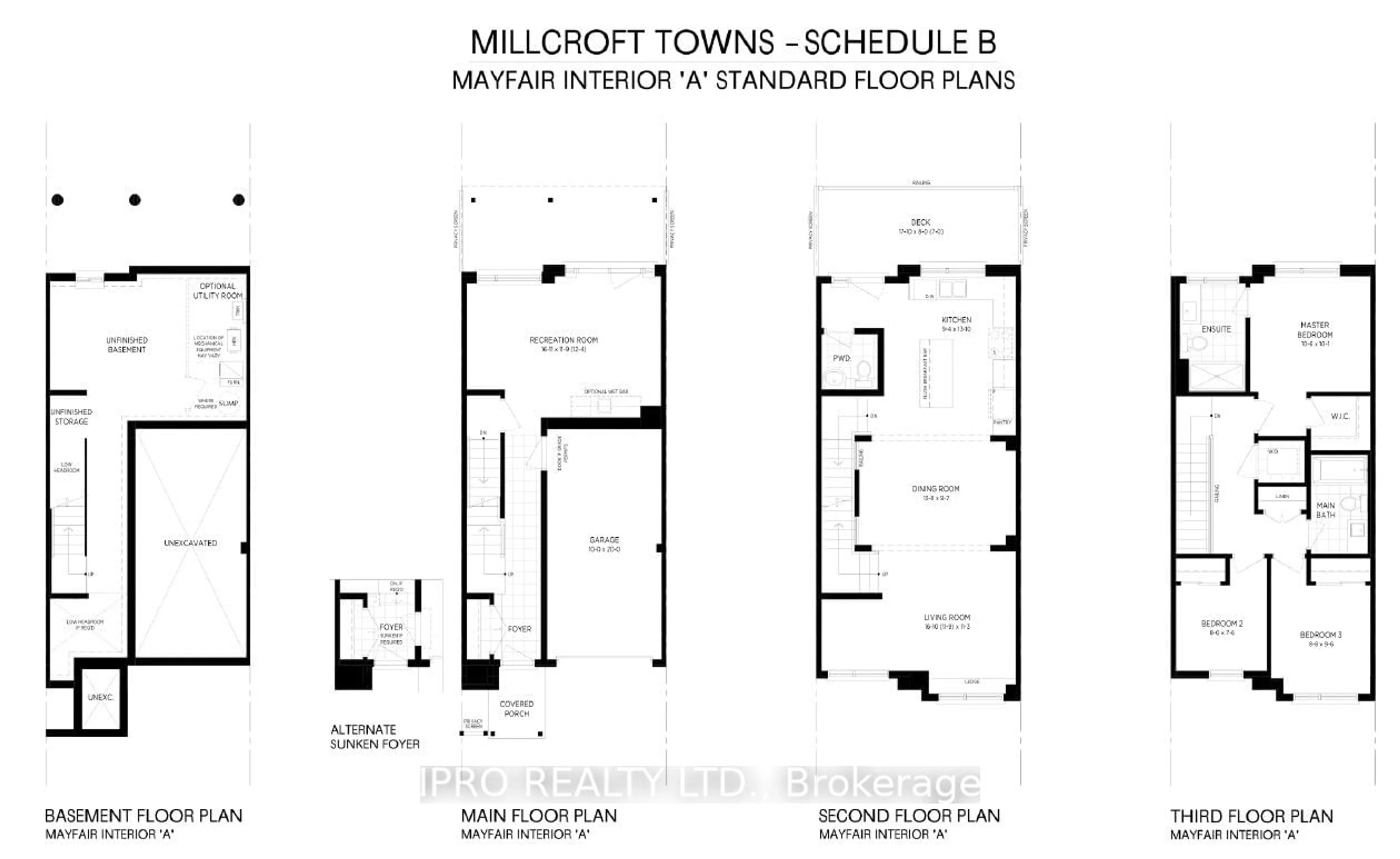 Floor plan for 2273 Turnberry Rd #35, Burlington Ontario L7M 2B2