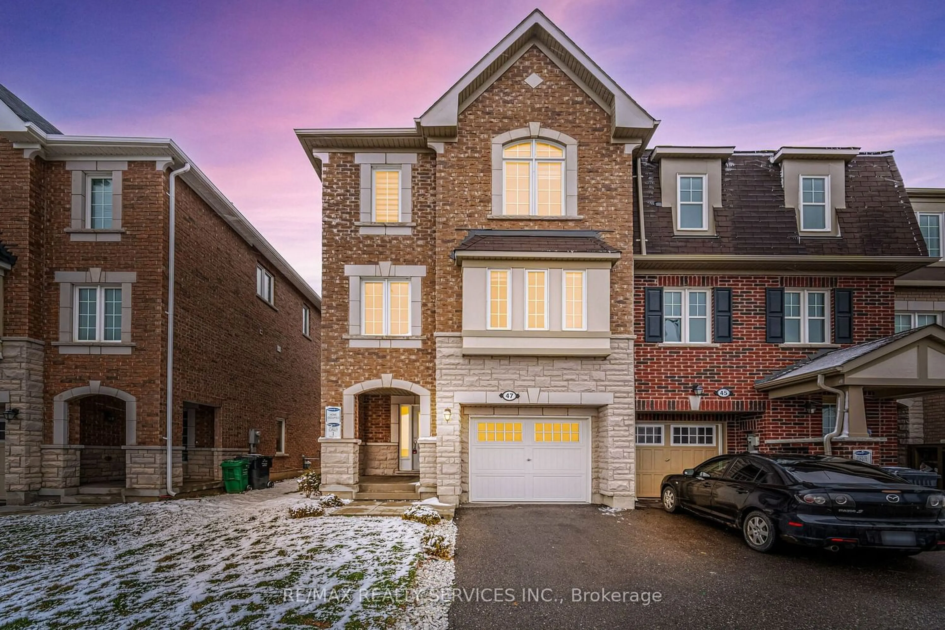 A pic from exterior of the house or condo for 47 Baycliffe Cres, Brampton Ontario L7A 3Z3