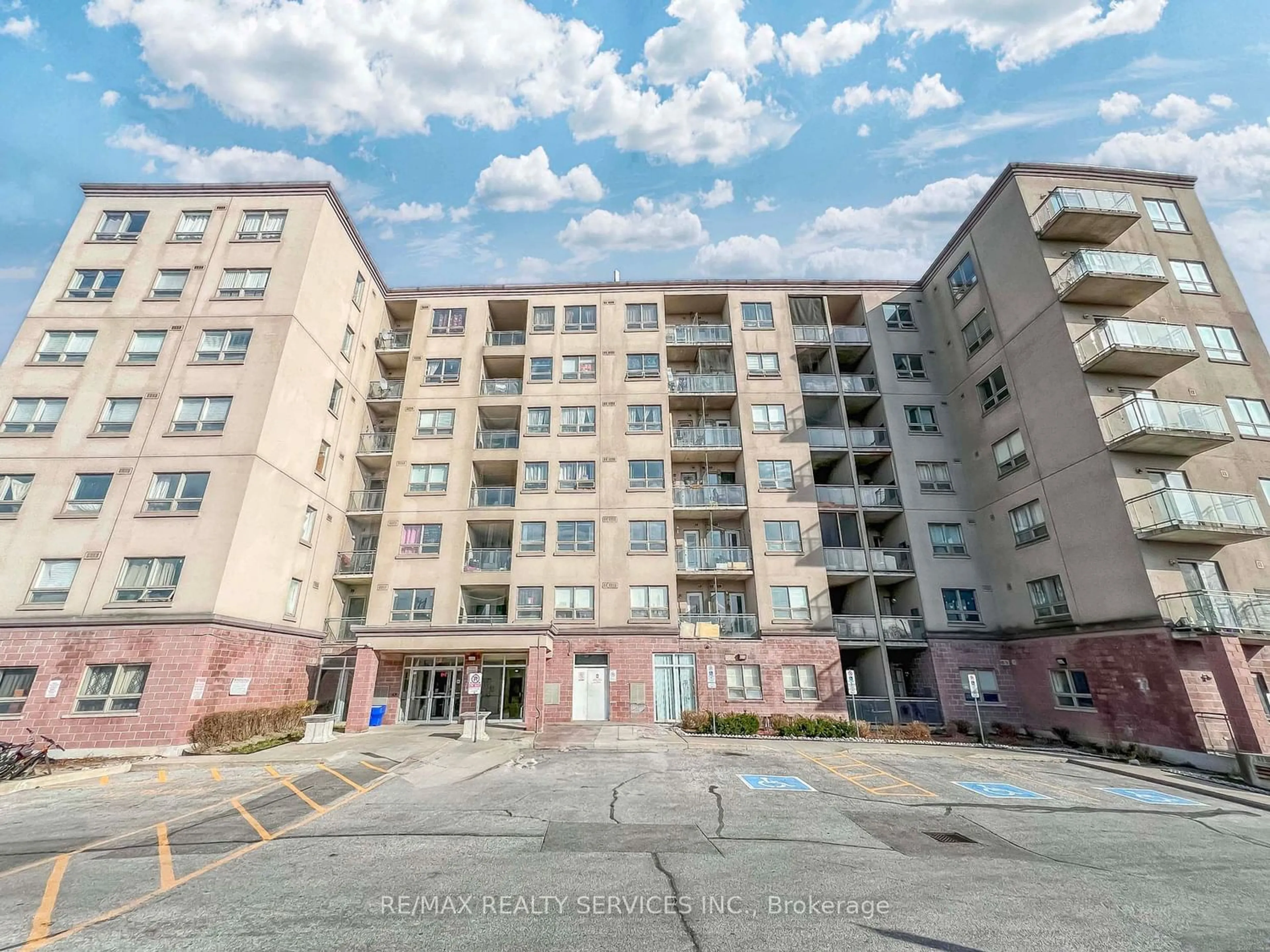 A pic from exterior of the house or condo for 7405 Goreway Dr #301, Mississauga Ontario L4T 0A3
