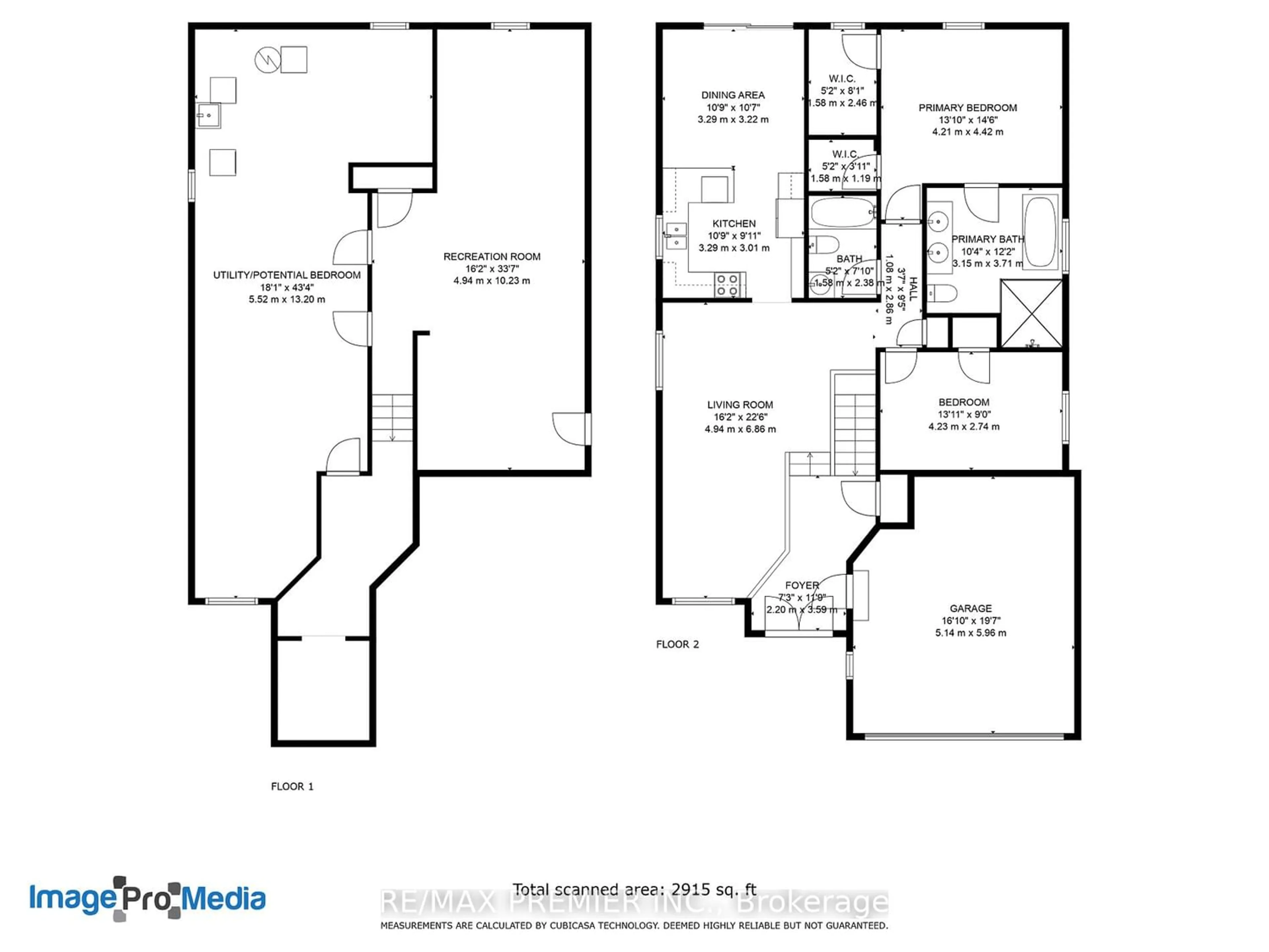 Floor plan for 38 Pappain Cres, Brampton Ontario L7A 3J8