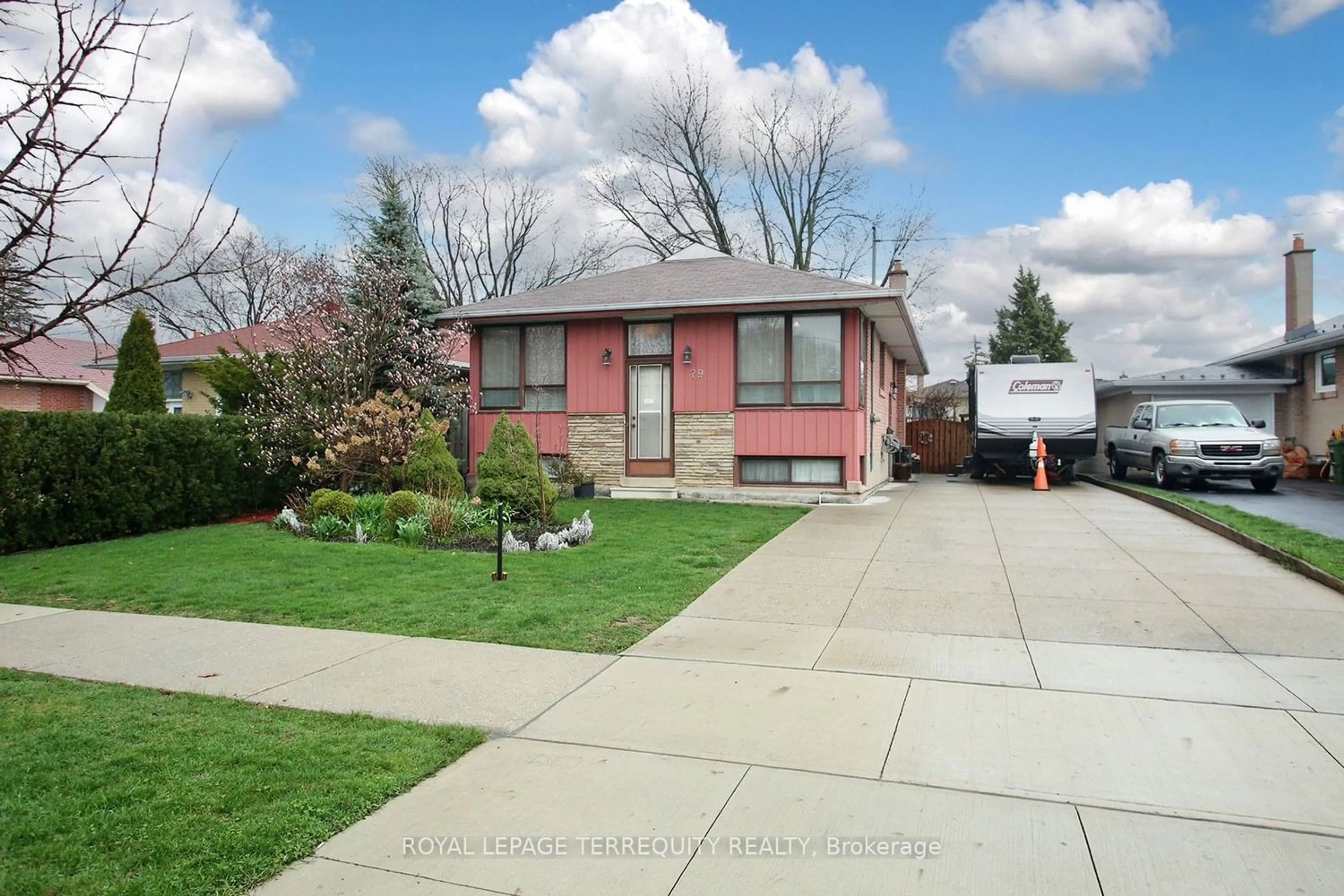 Frontside or backside of a home for 79 Wellesworth Dr, Toronto Ontario M9C 4R4