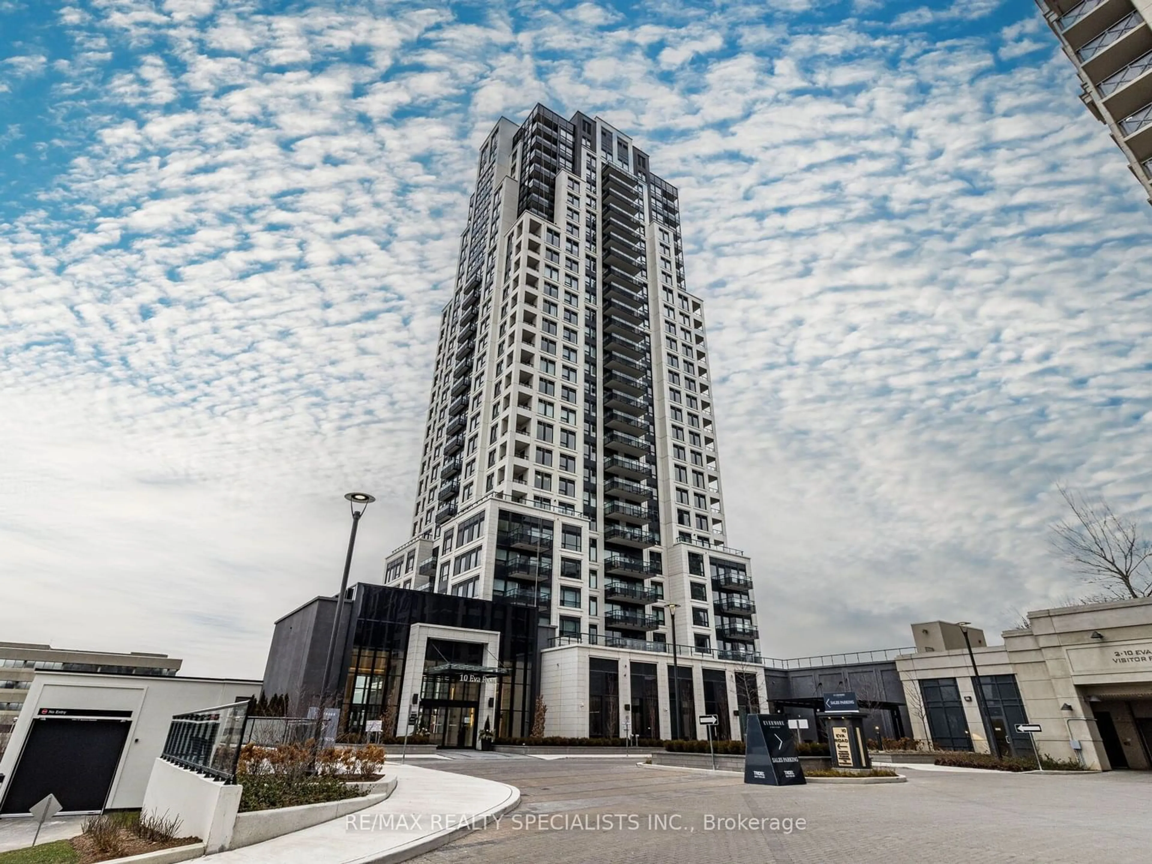 A pic from exterior of the house or condo for 10 Eva Rd #604, Toronto Ontario M9C 0B3