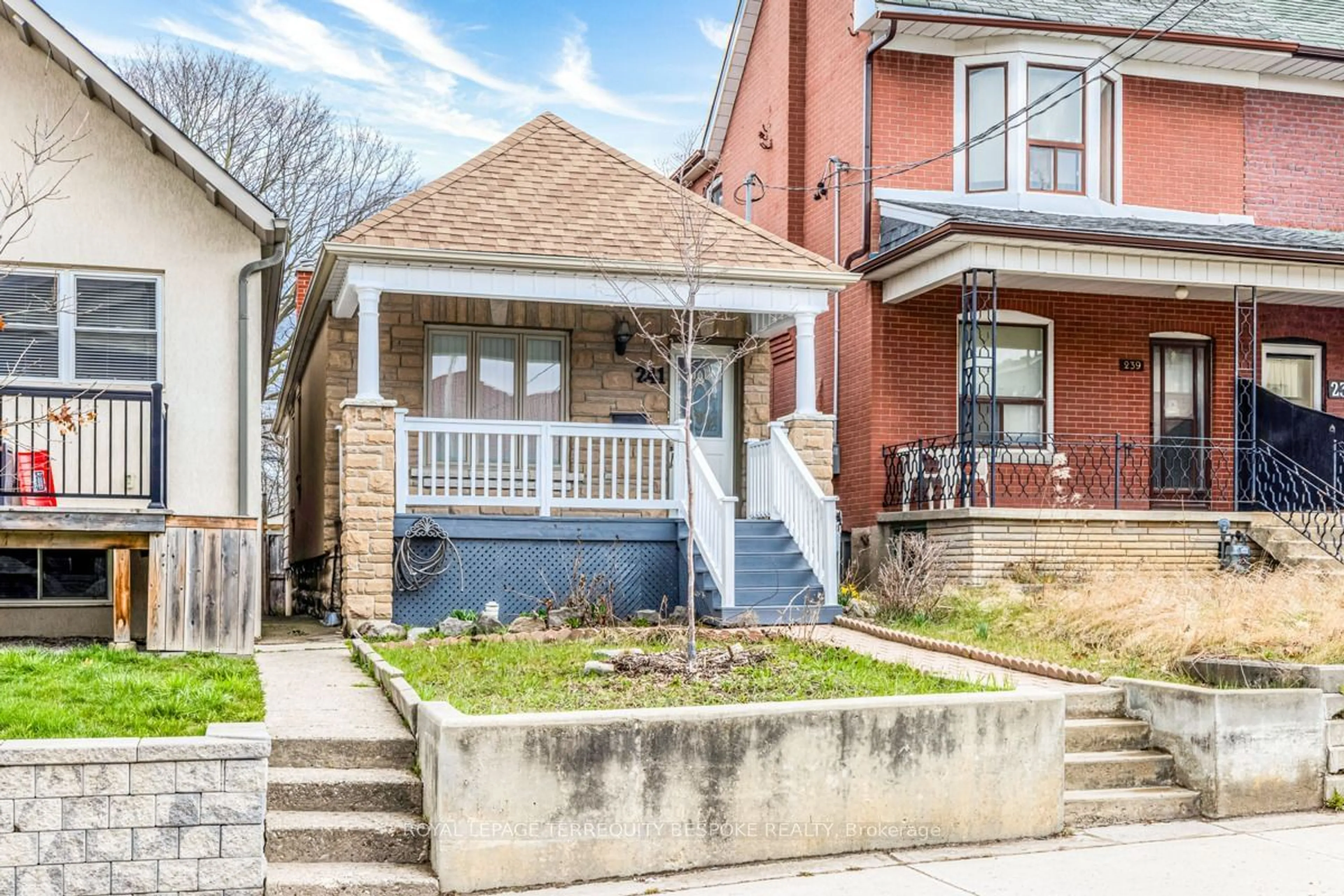 Frontside or backside of a home for 241 Mcroberts Ave, Toronto Ontario M6E 4P3