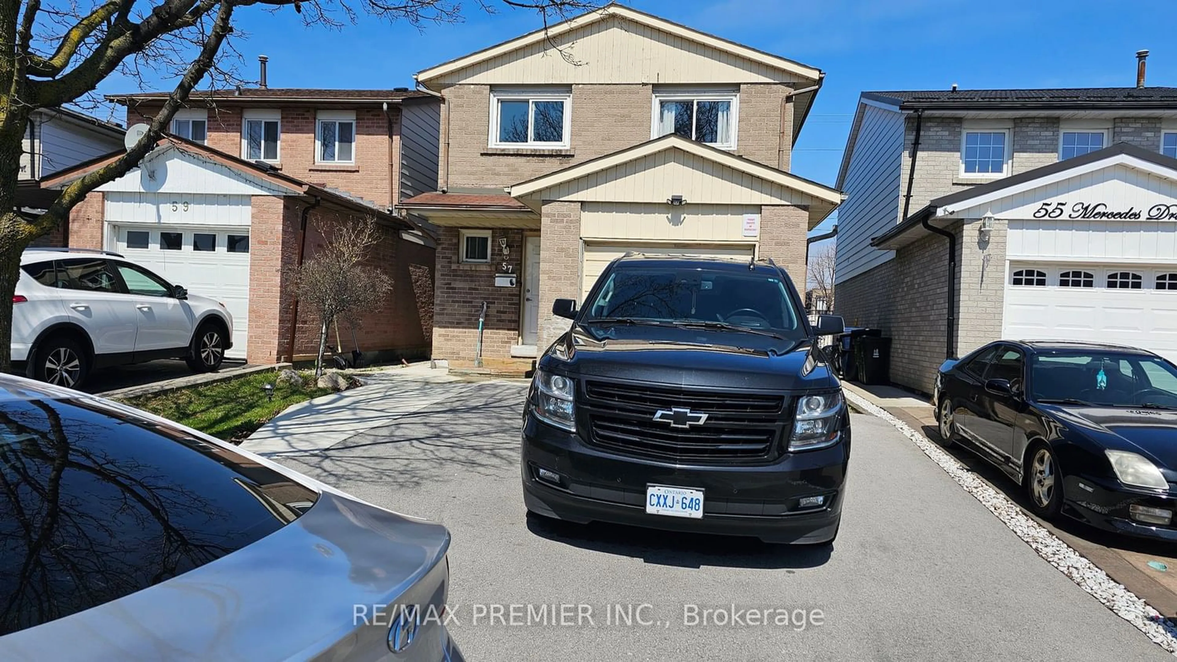 Frontside or backside of a home for 57 Mercedes Dr, Toronto Ontario M9V 4T4