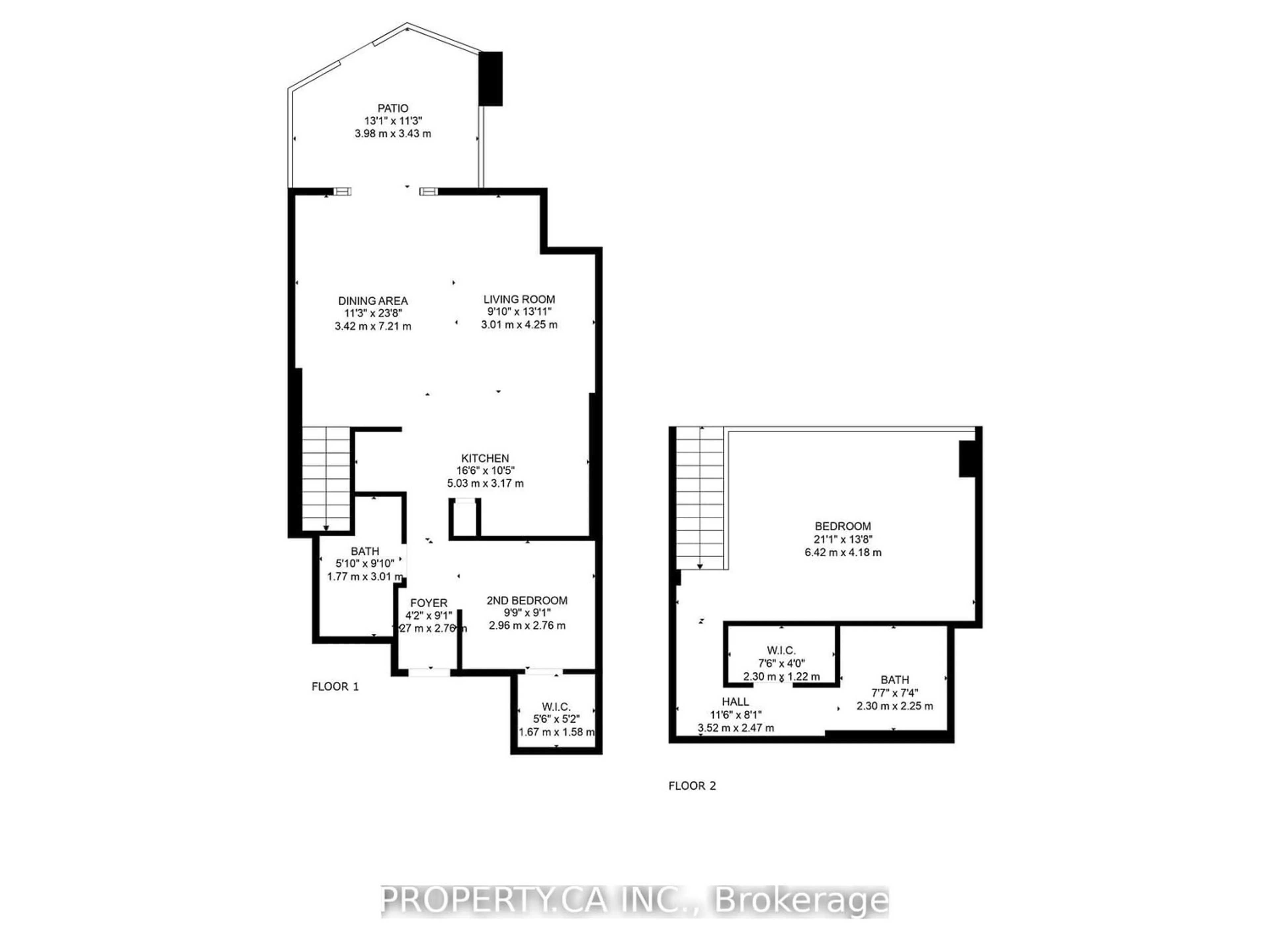 Floor plan for 363 Sorauren Ave #103, Toronto Ontario M6R 3C1