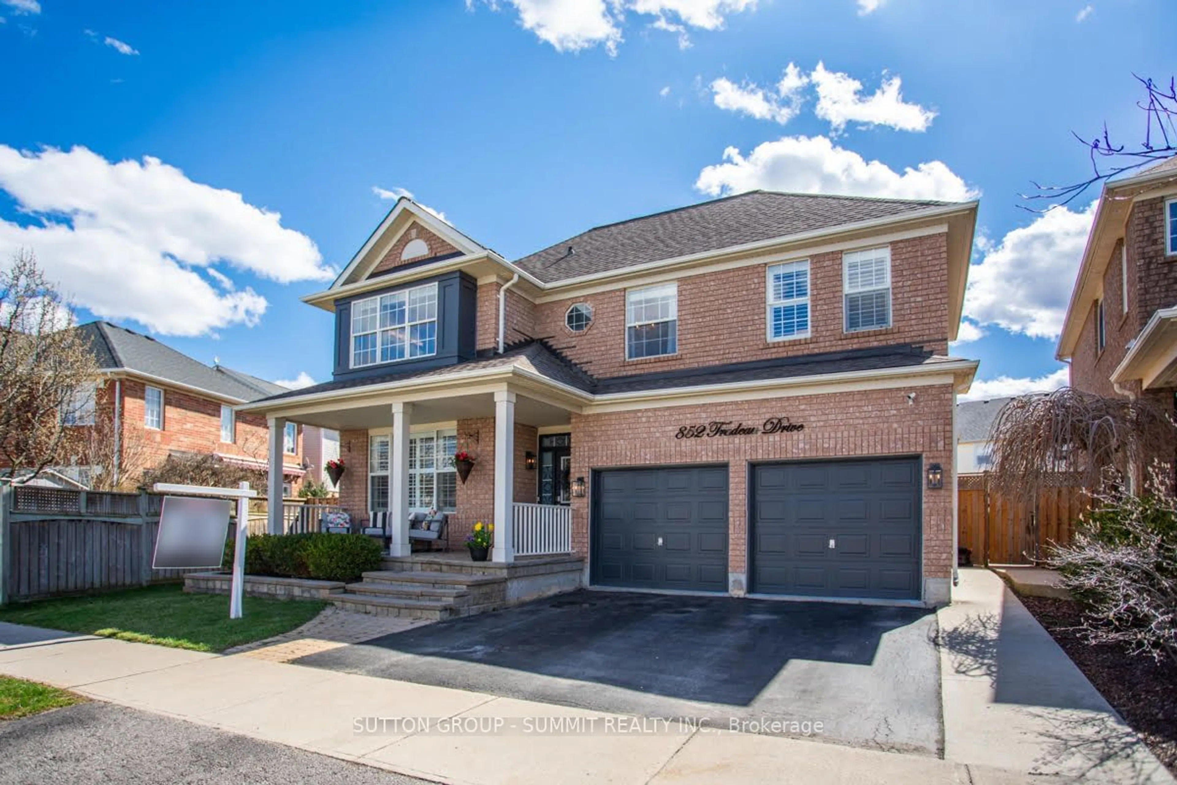 Home with brick exterior material for 852 Trudeau Dr, Milton Ontario L9T 5T7
