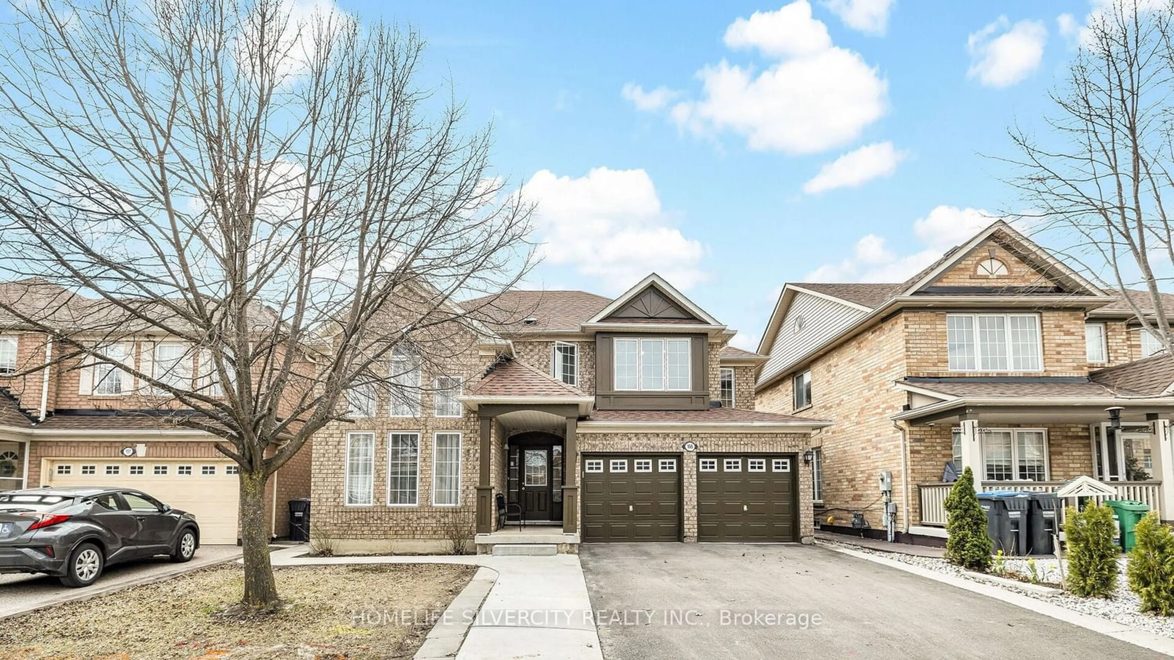 Frontside or backside of a home for 155 Whitwell Dr, Brampton Ontario L6P 1L1