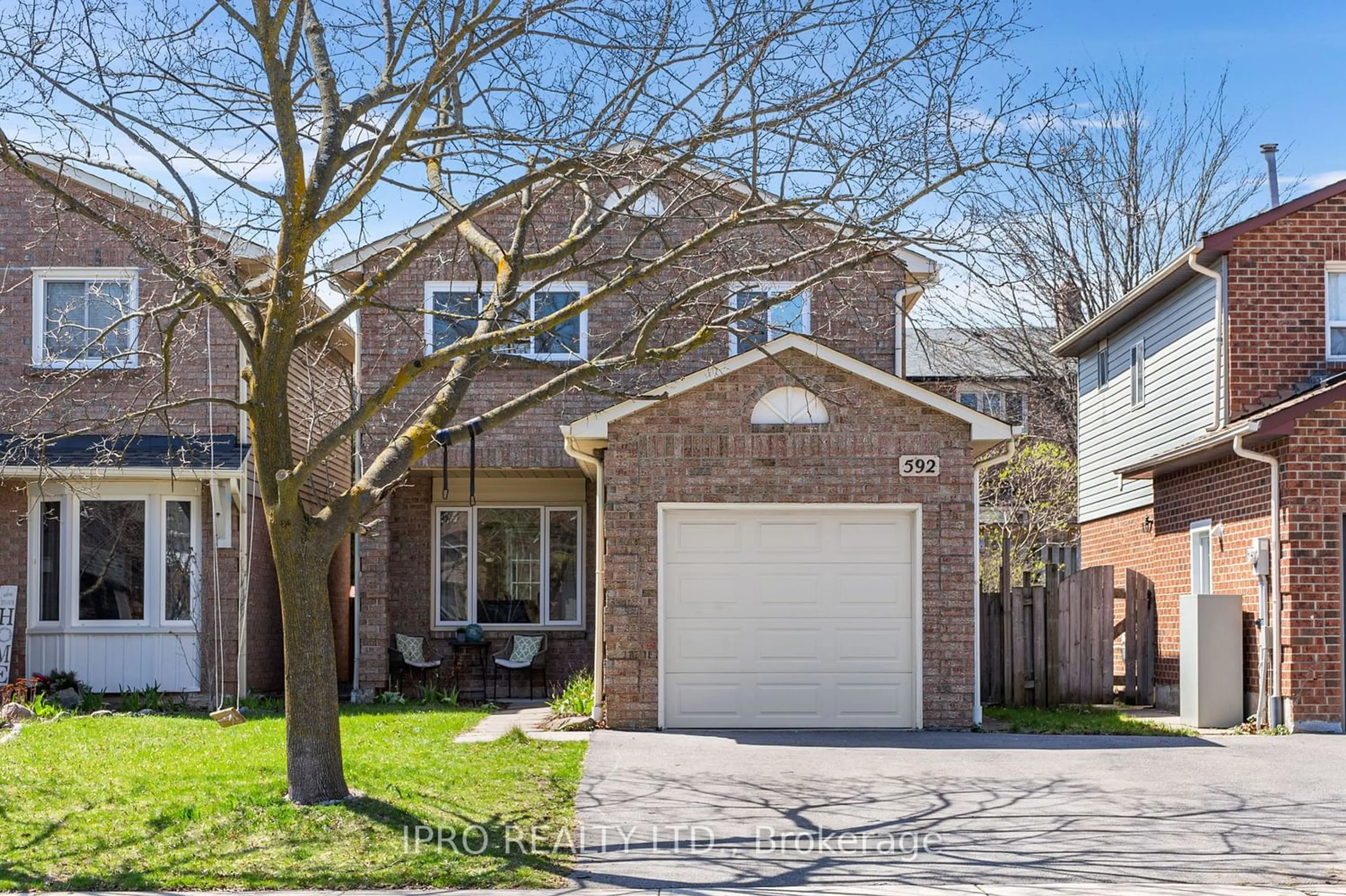 Home with brick exterior material for 592 Roseheath Dr, Milton Ontario L9T 4V6