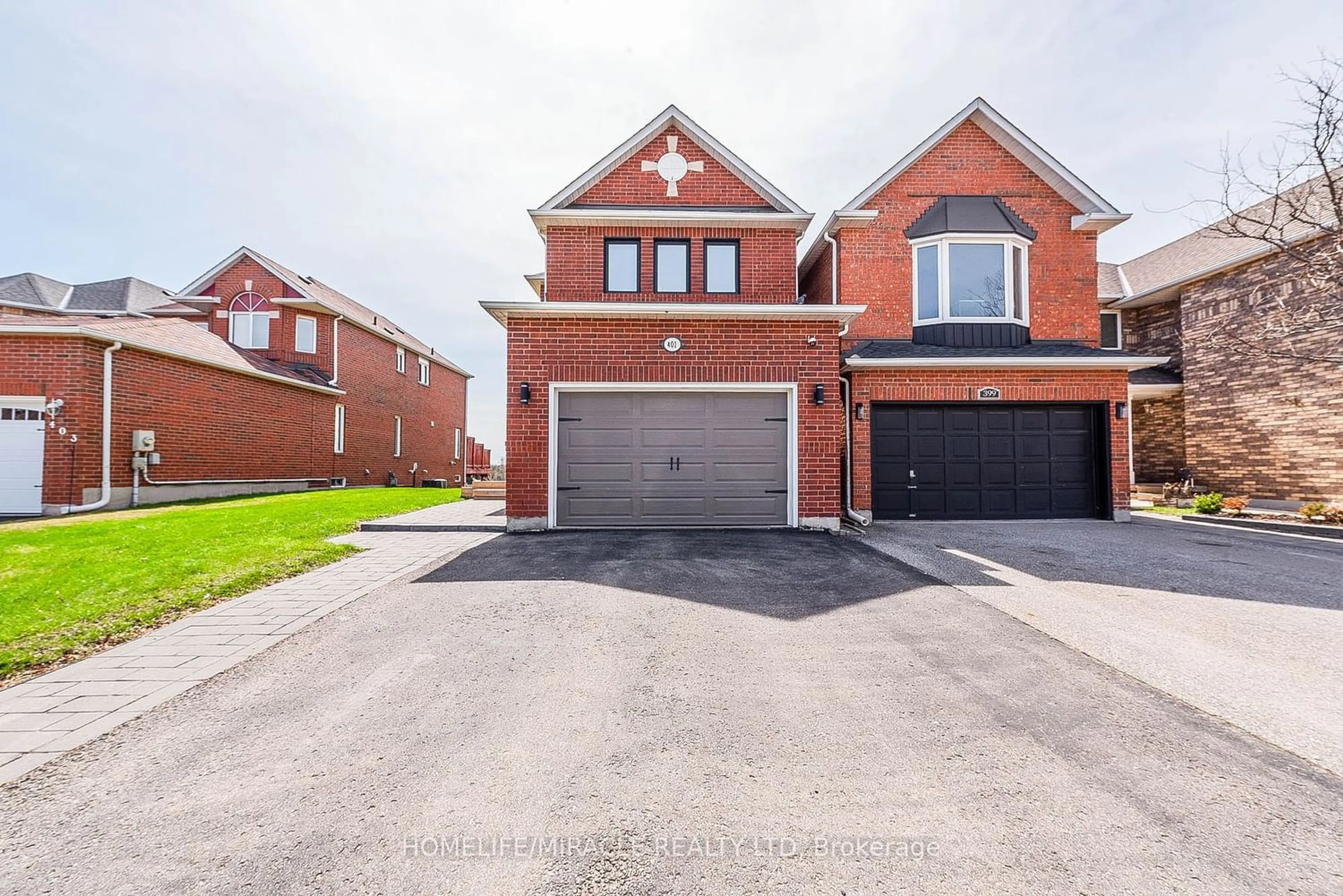 Home with brick exterior material for 401 Jay Cres, Orangeville Ontario L9W 4Z1