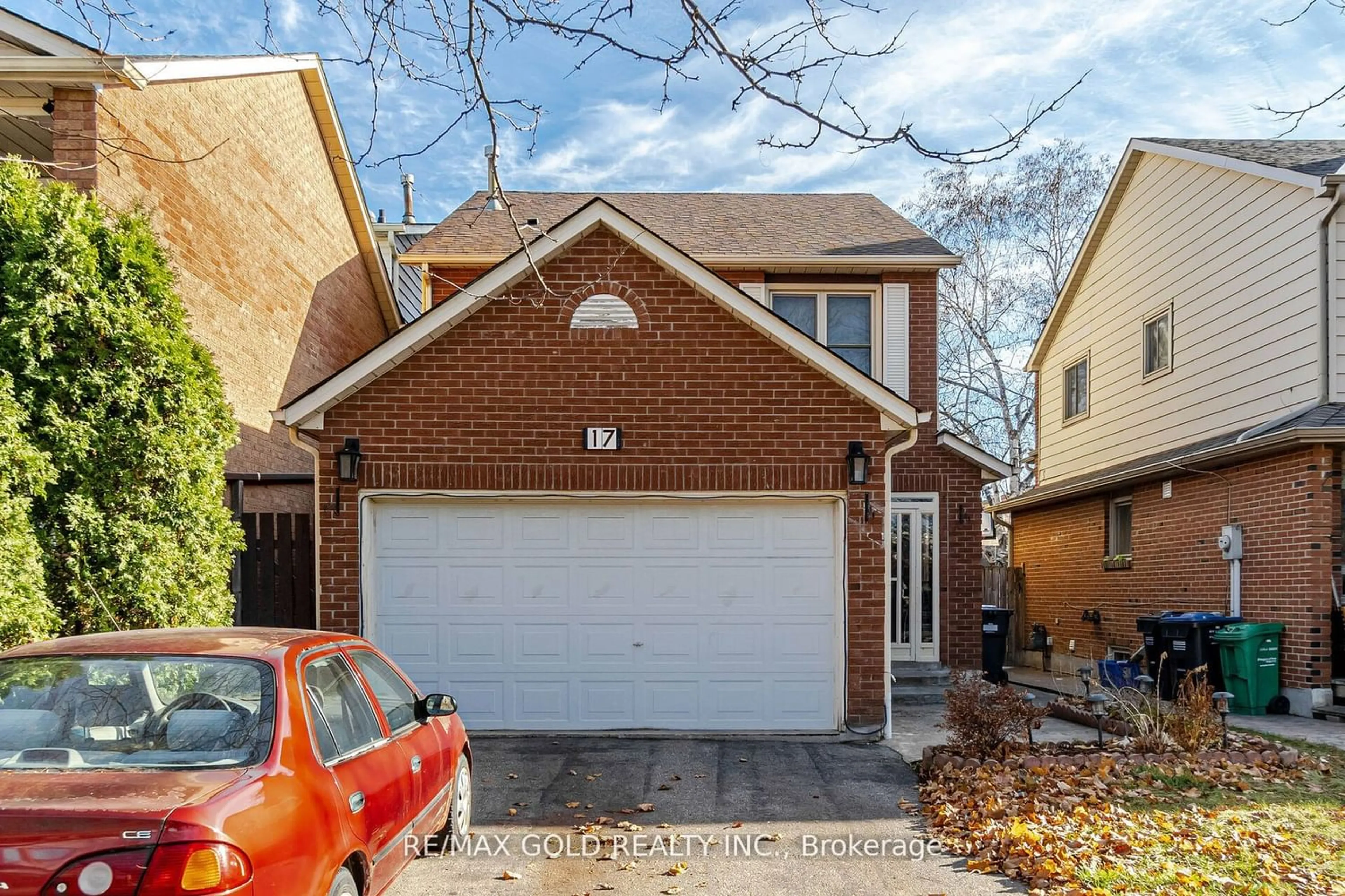 Home with brick exterior material for 17 Slater Circ, Brampton Ontario L6X 2S7