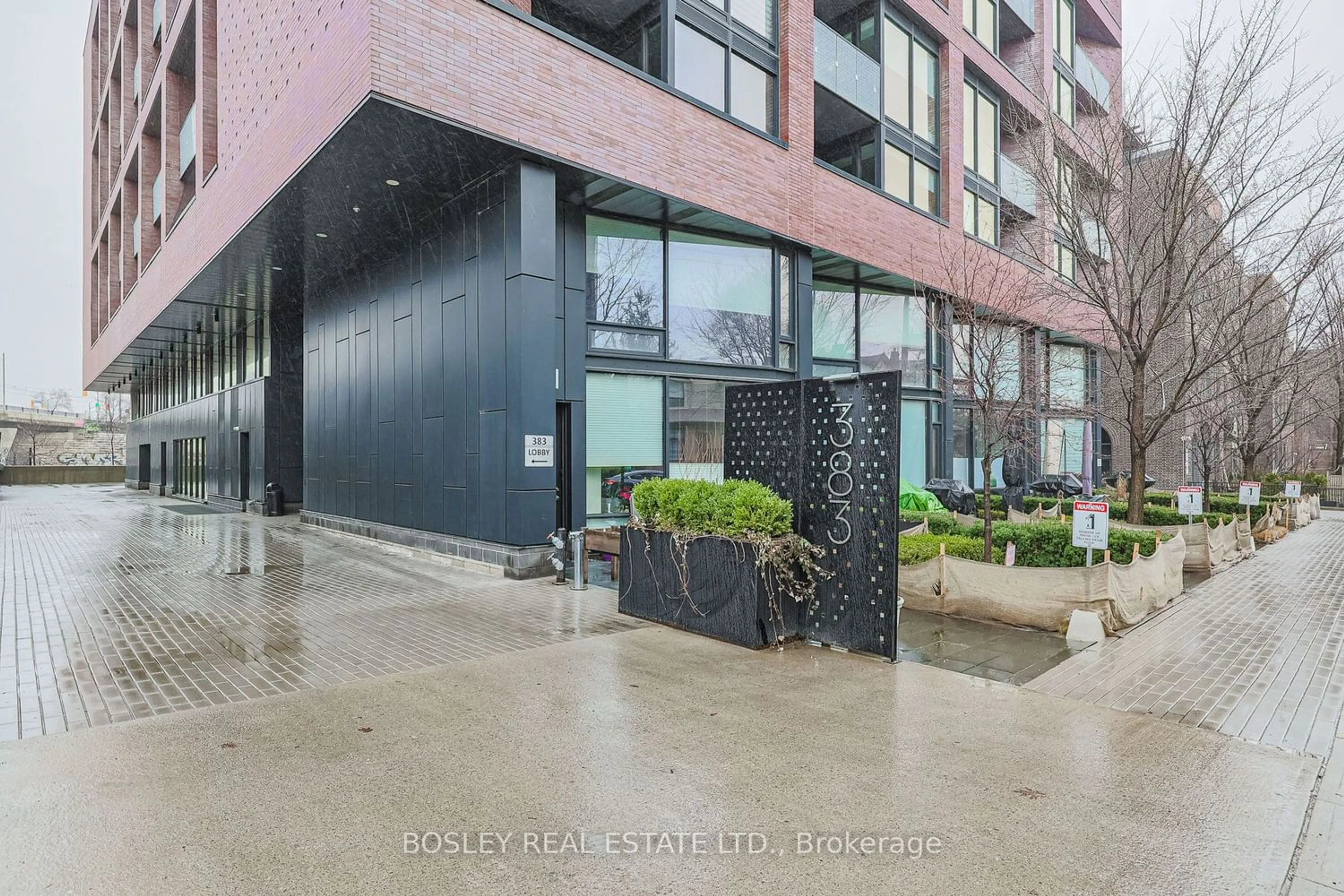 A pic from exterior of the house or condo for 383 Sorauren Ave #805, Toronto Ontario M6R 0A4