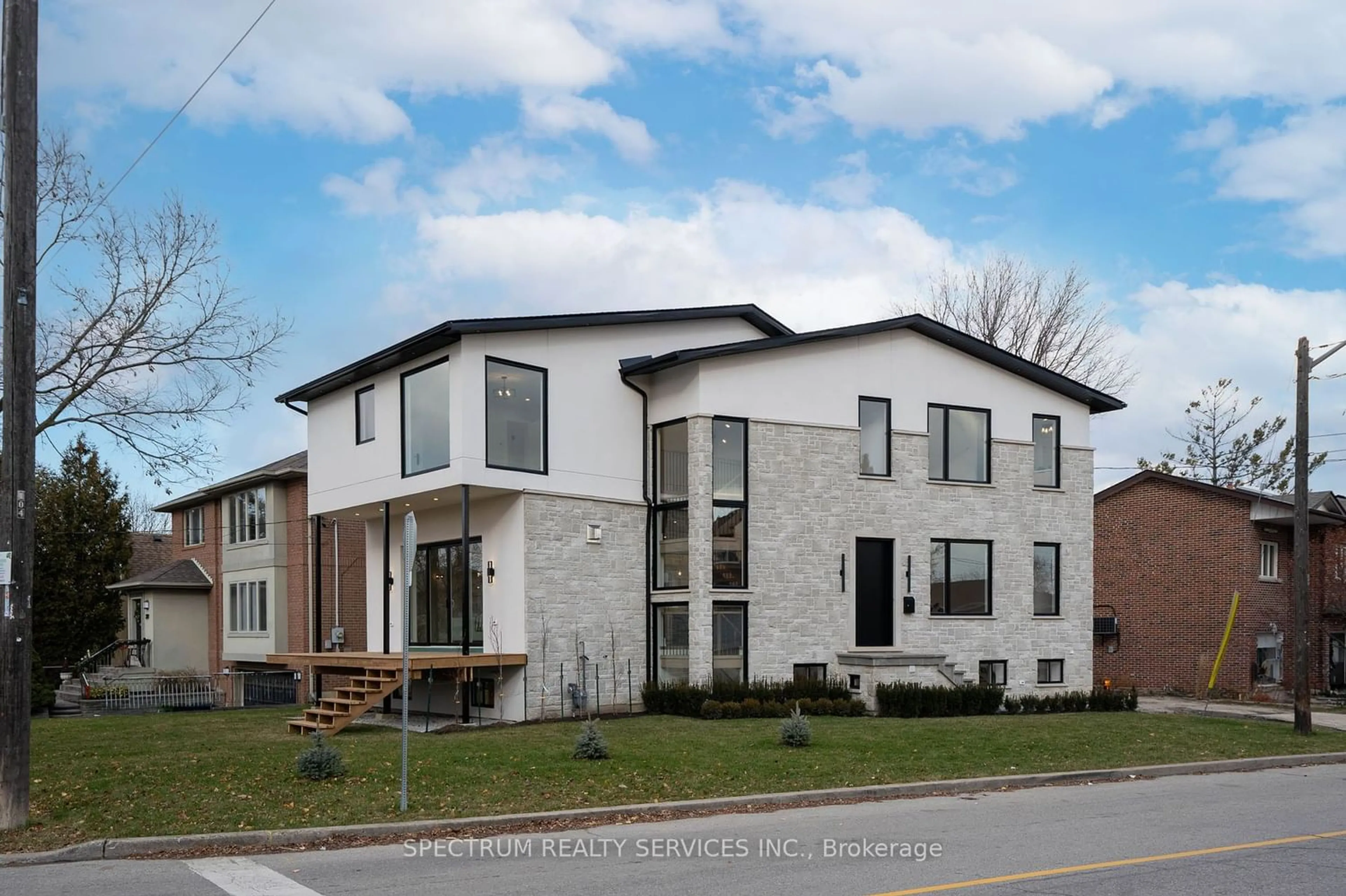 Home with brick exterior material for 102 Stayner Ave, Toronto Ontario M6B 1P2