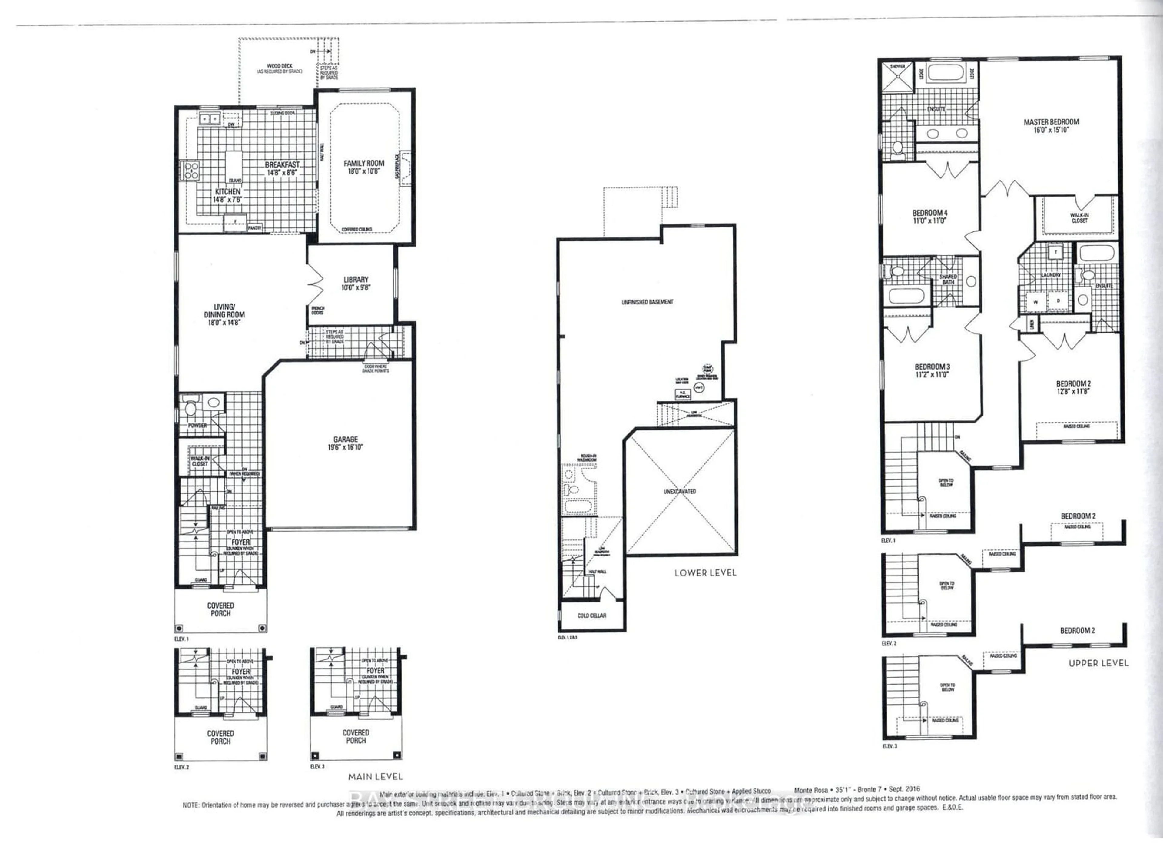 Floor plan for 452 Grindstone Tr, Oakville Ontario L6H 0S3