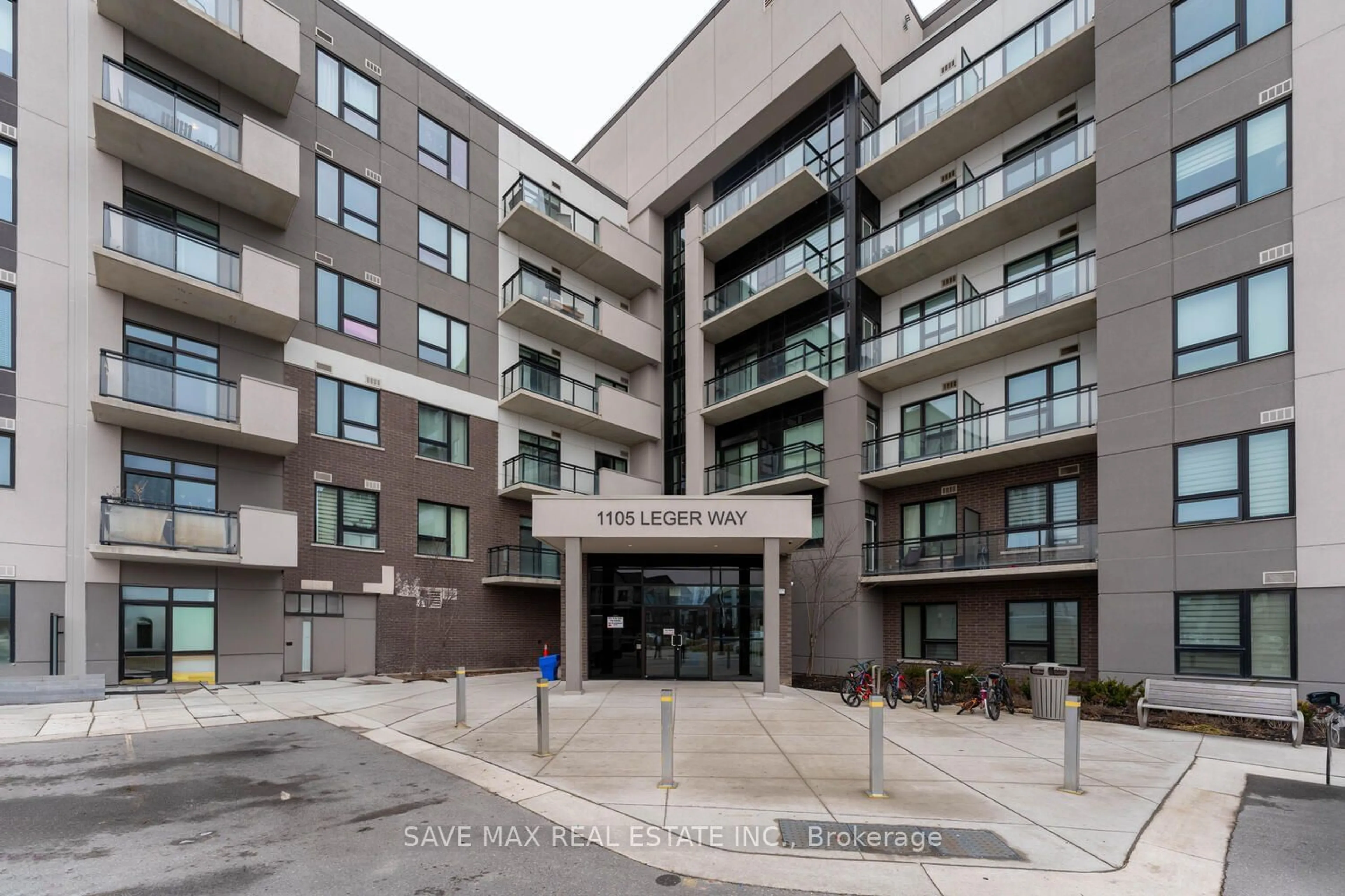 A pic from exterior of the house or condo for 1105 Leger Way #208, Milton Ontario L9E 1K7