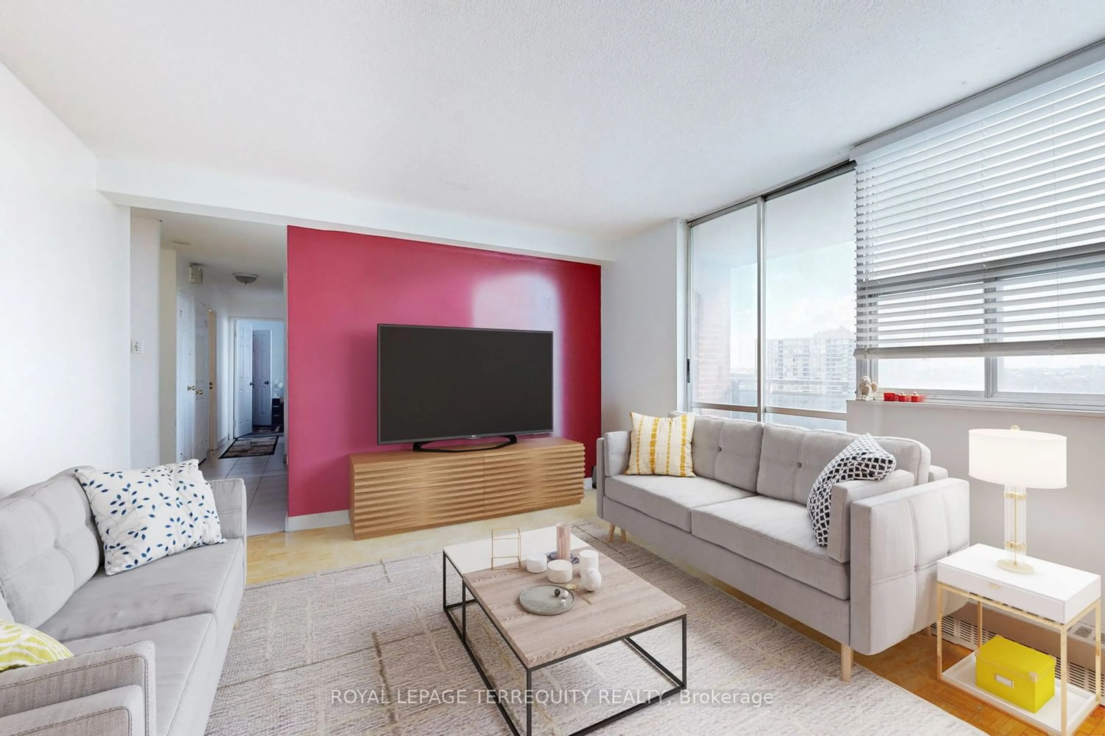 Living room for 2645 Kipling Ave #1102, Toronto Ontario M9V 3S6