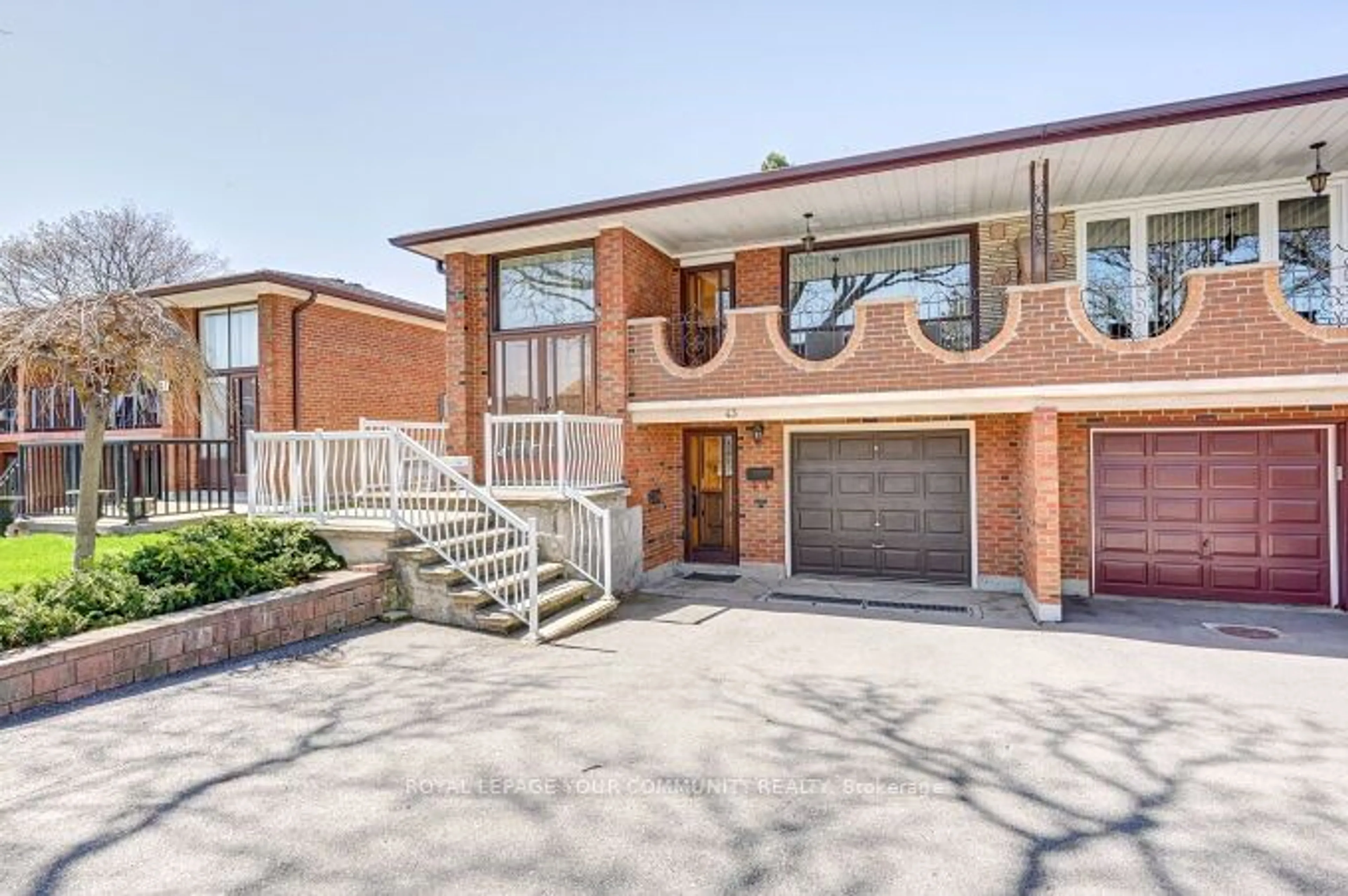 Home with brick exterior material for 43 Starview Dr, Toronto Ontario M9M 1K7