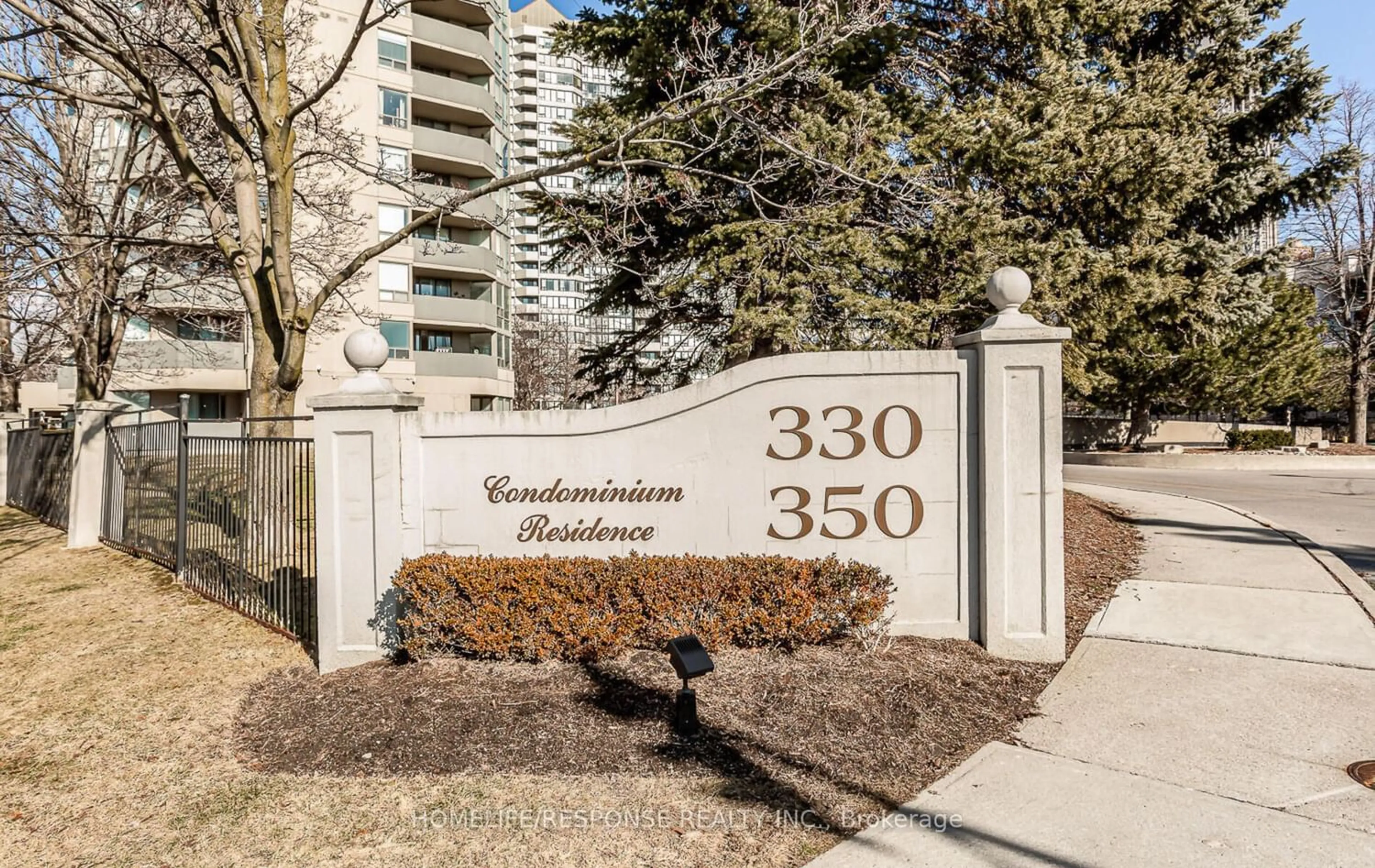 A pic from exterior of the house or condo for 330 Rathburn Rd #310, Mississauga Ontario L5B 3Y1