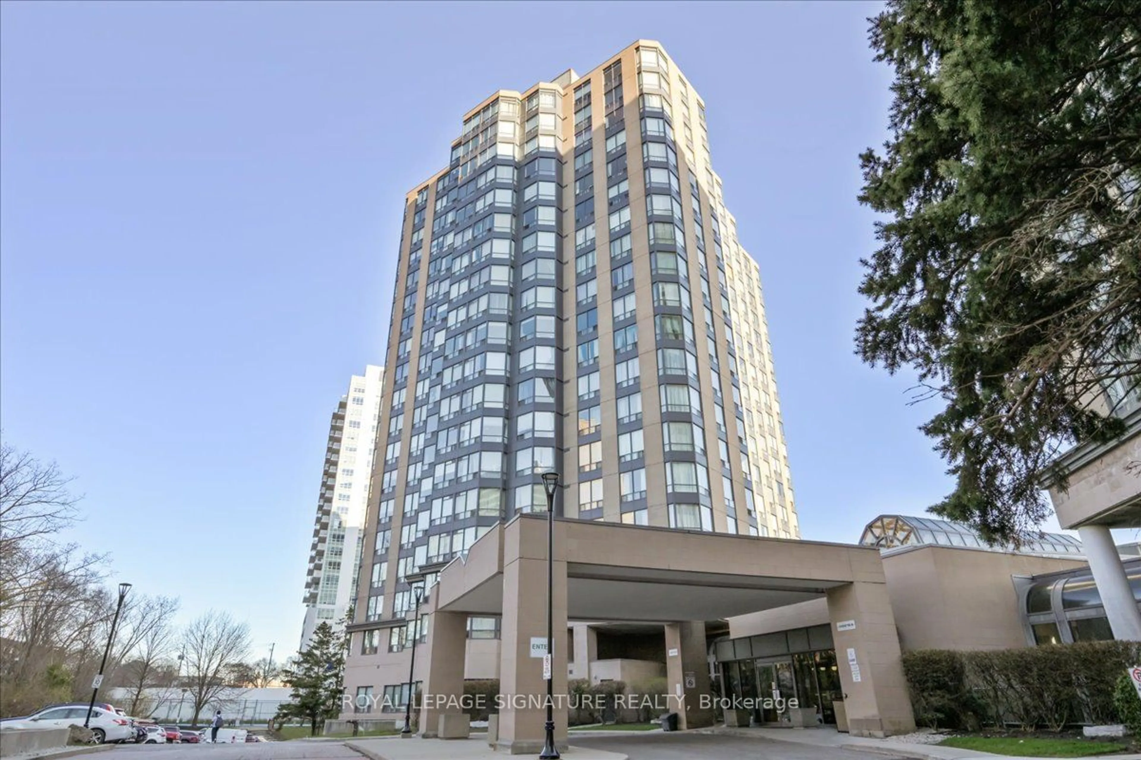 A pic from exterior of the house or condo for 1 Hickory Tree Rd #608, Toronto Ontario M9N 3W4
