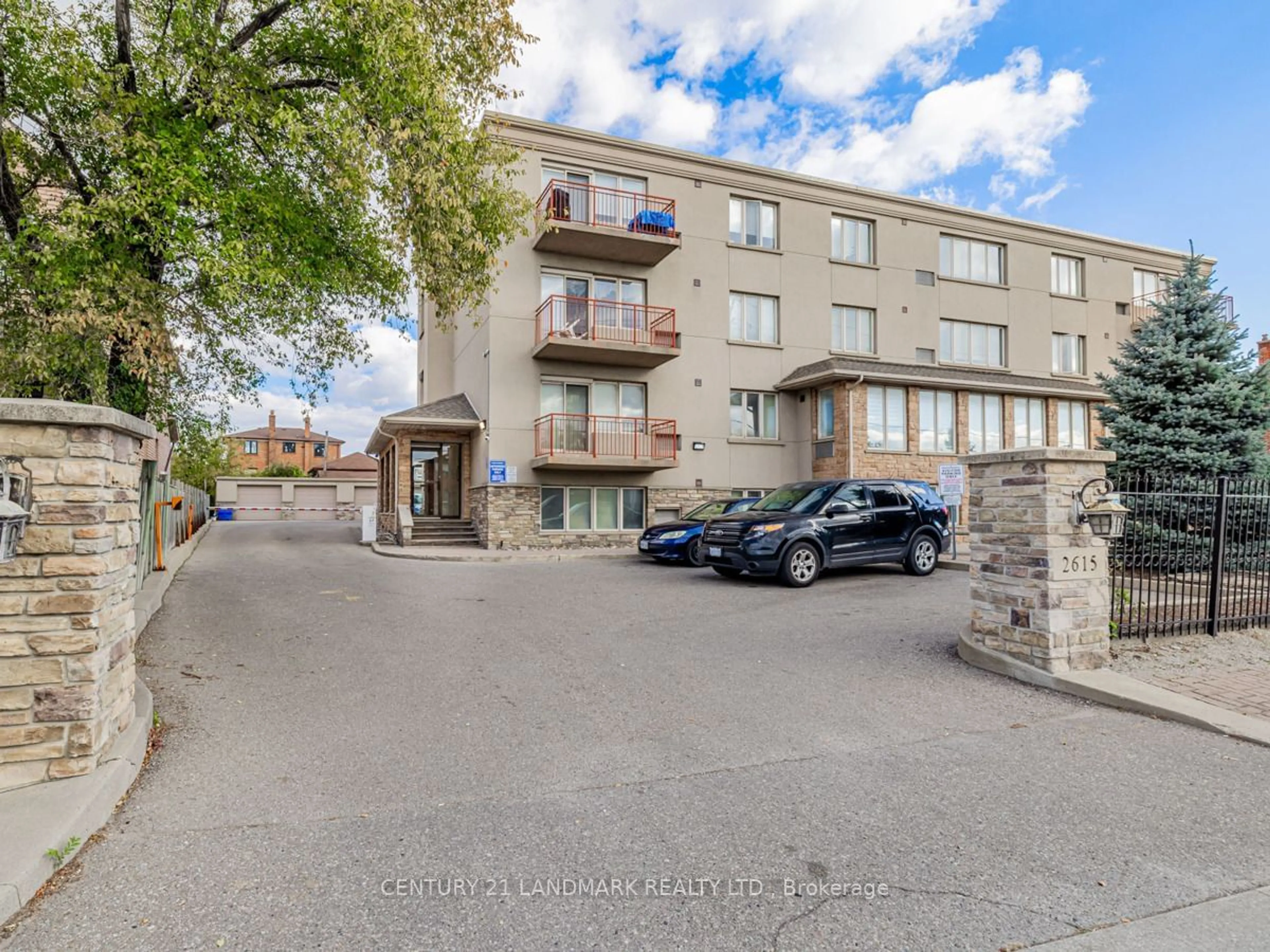 A pic from exterior of the house or condo for 2615 Keele St #405, Toronto Ontario M6L 2P2