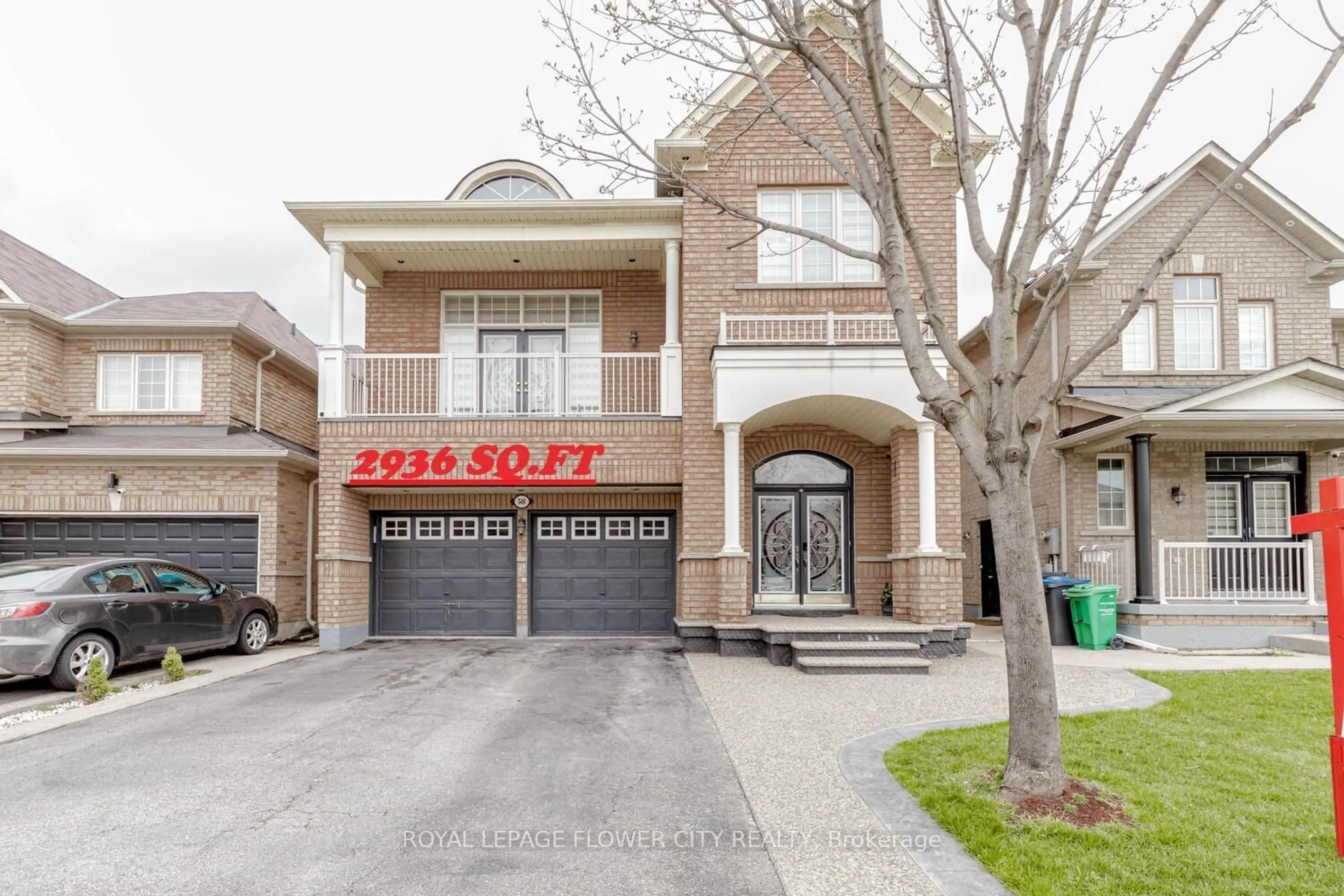 Home with brick exterior material for 548 Fernforest Dr, Brampton Ontario L6R 0V8