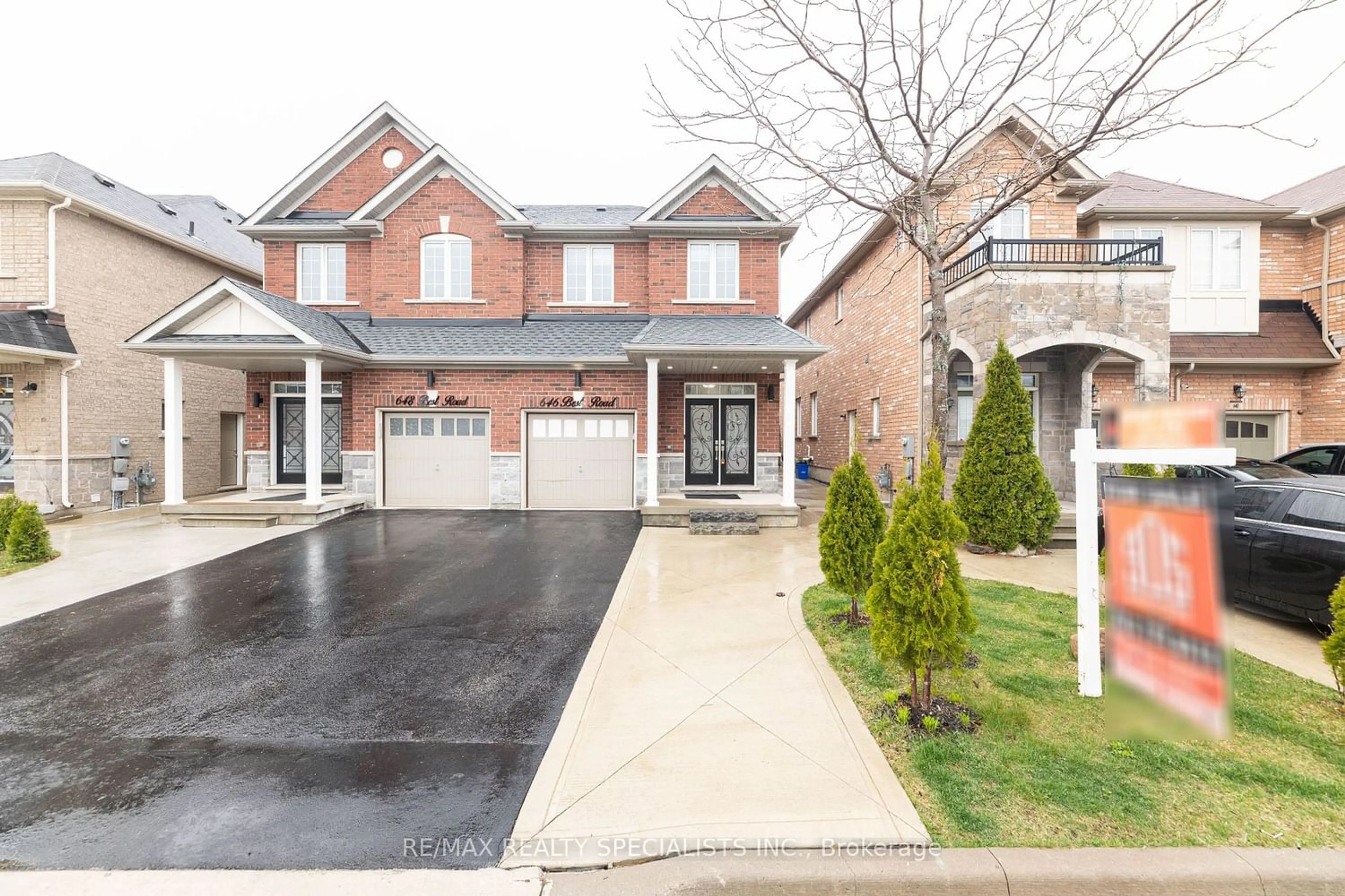 Home with brick exterior material for 646 Best Rd, Milton Ontario L9T 8M2