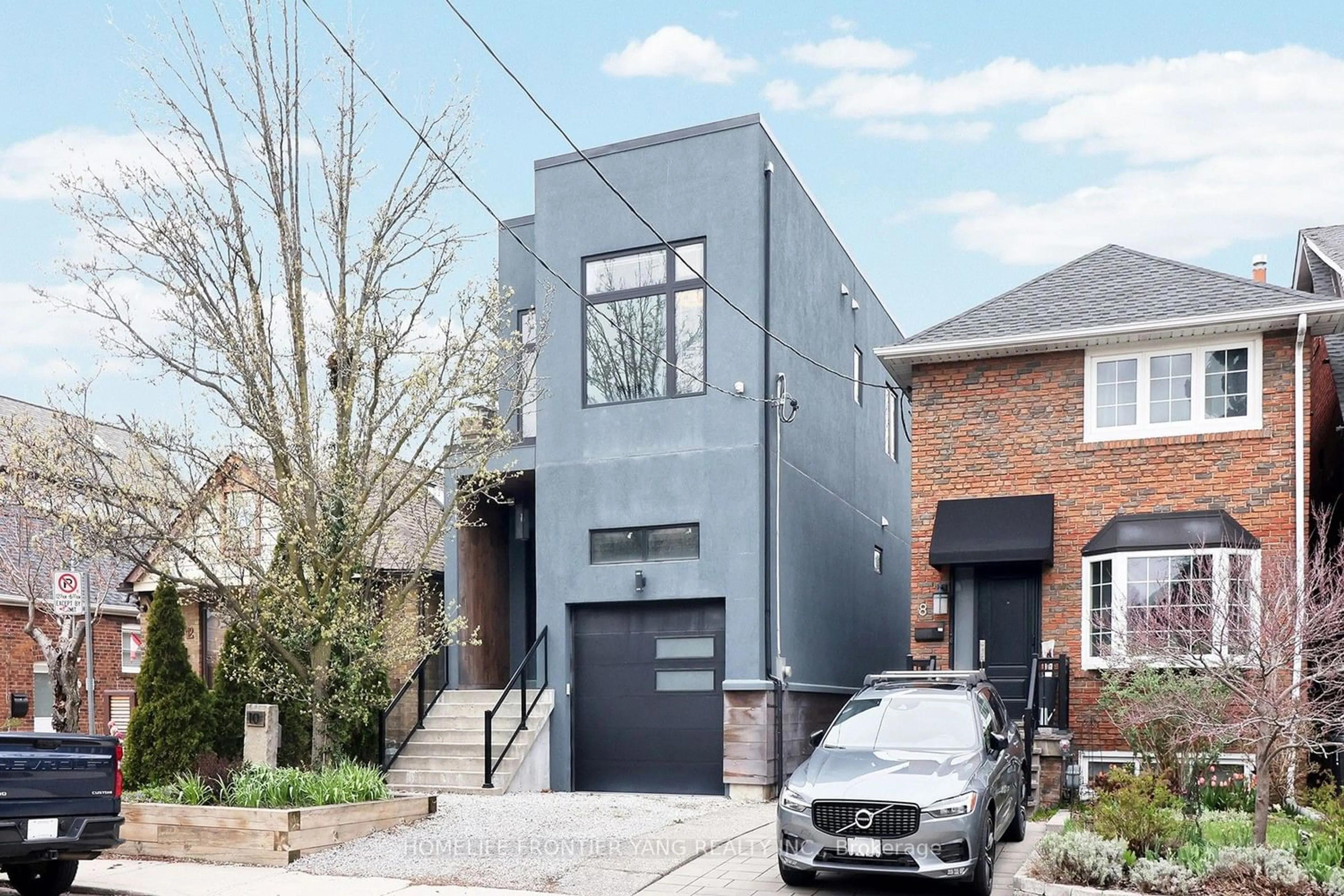 Home with brick exterior material for 10 Rexford Rd, Toronto Ontario M6S 2M3