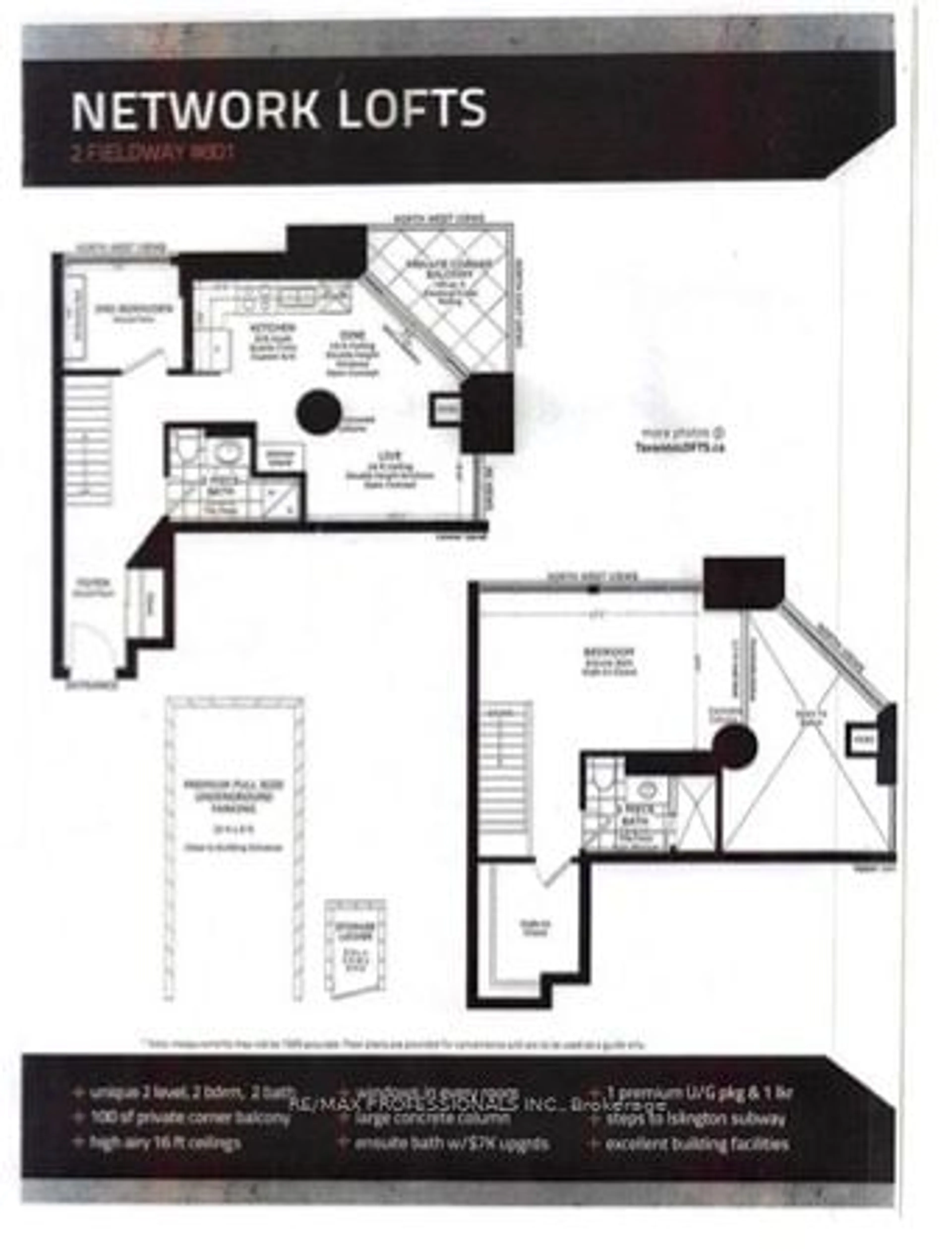 Floor plan for 2 Fieldway Rd #801, Toronto Ontario M8Z 0B9