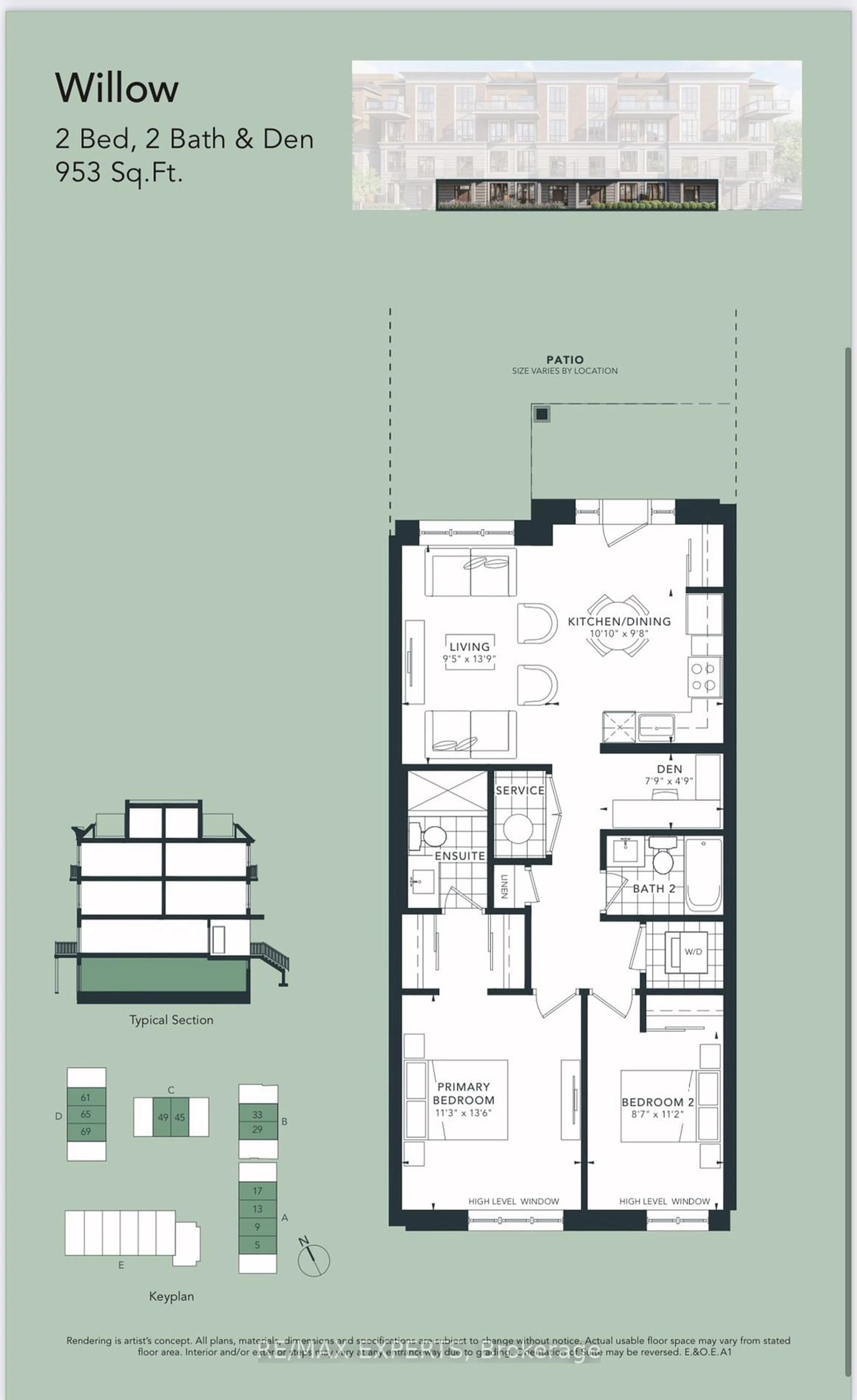 Floor plan for 4005 Hickory Dr #Th09, Mississauga Ontario L4W 1L1
