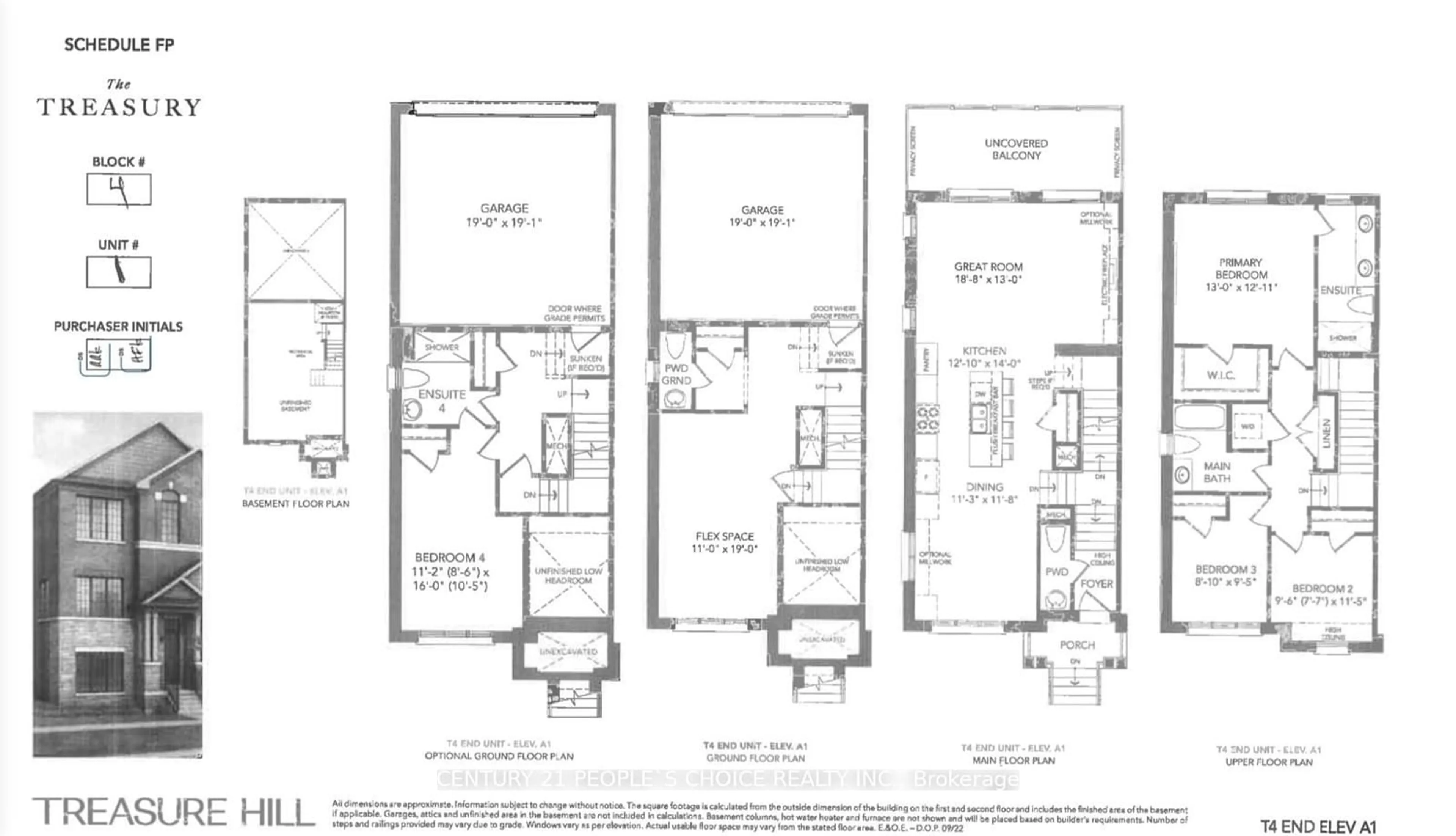 Floor plan for 1337 Kobzar Dr, Oakville Ontario L6M 4L8