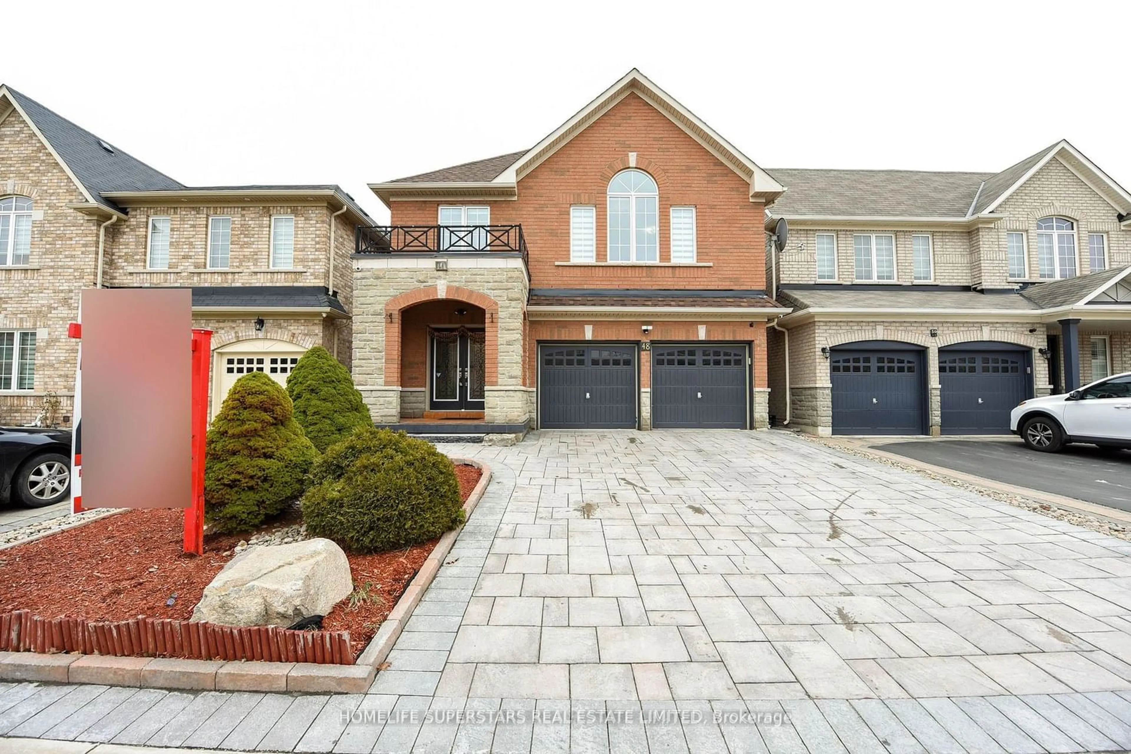 Home with brick exterior material for 48 Crystalhill Dr, Brampton Ontario L6P 3B1