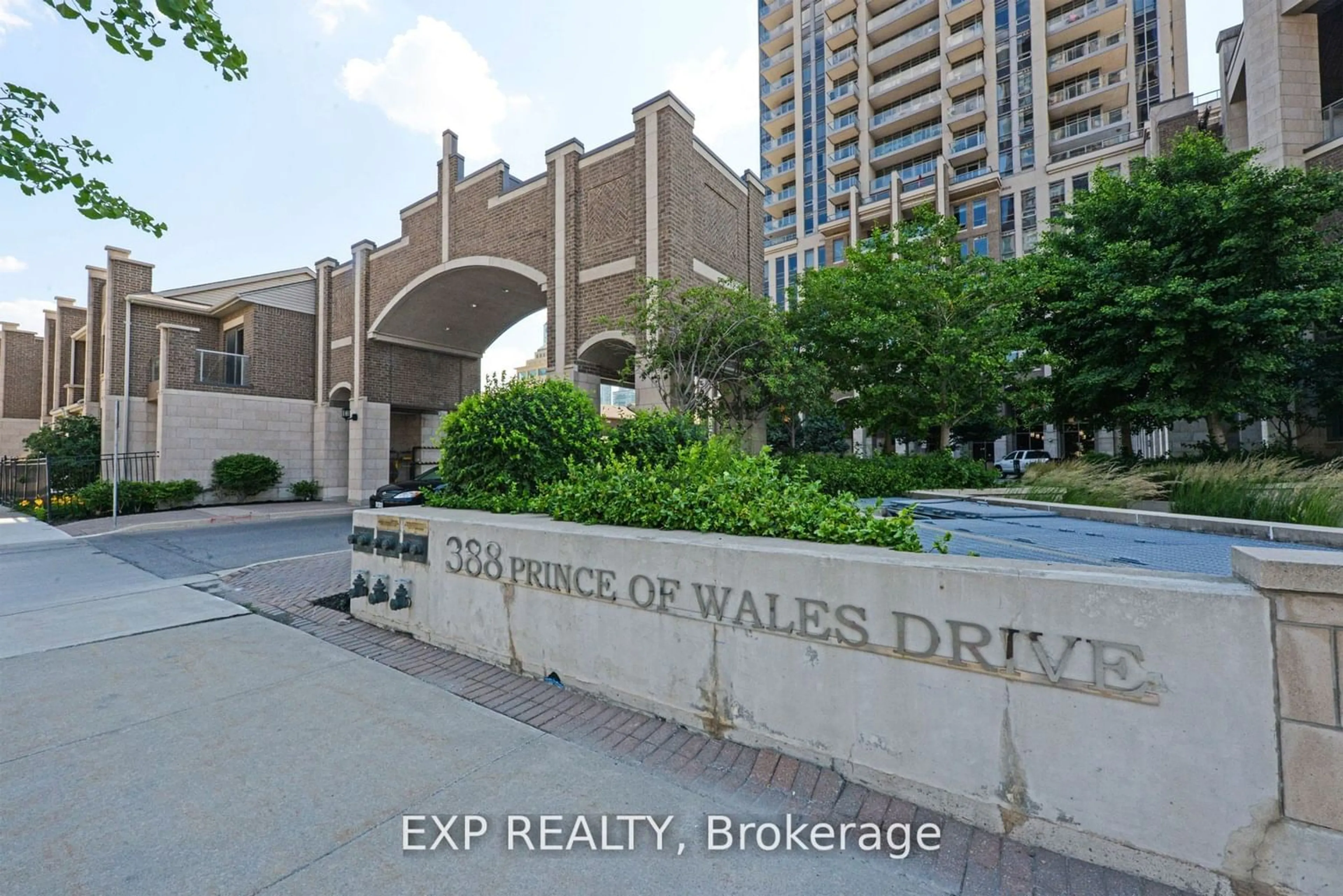 A pic from exterior of the house or condo for 388 Prince Of Wales Dr #410, Mississauga Ontario L5B 0A1
