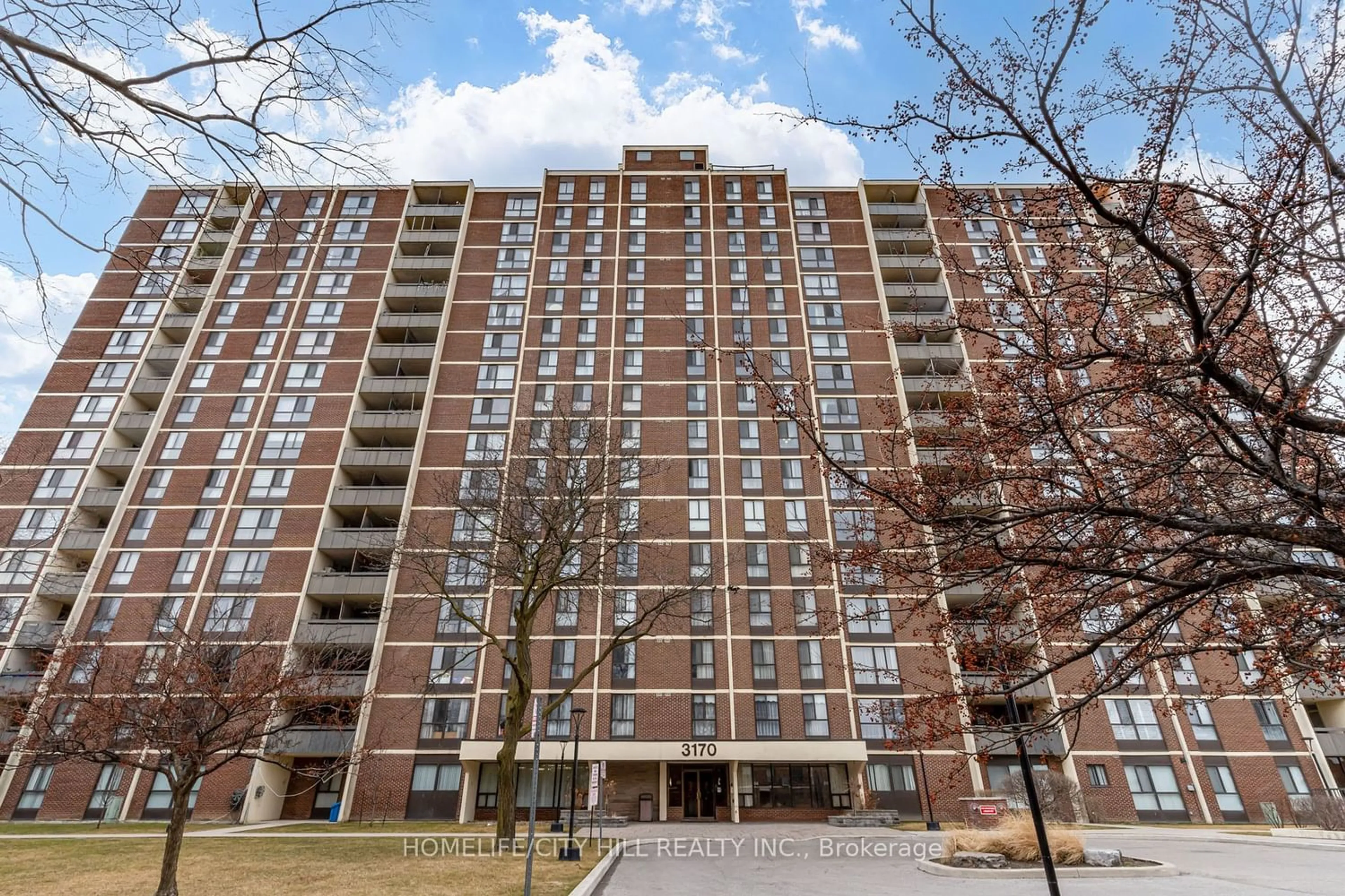 A pic from exterior of the house or condo for 3170 Kirwin Ave #608, Mississauga Ontario L5A 3R1