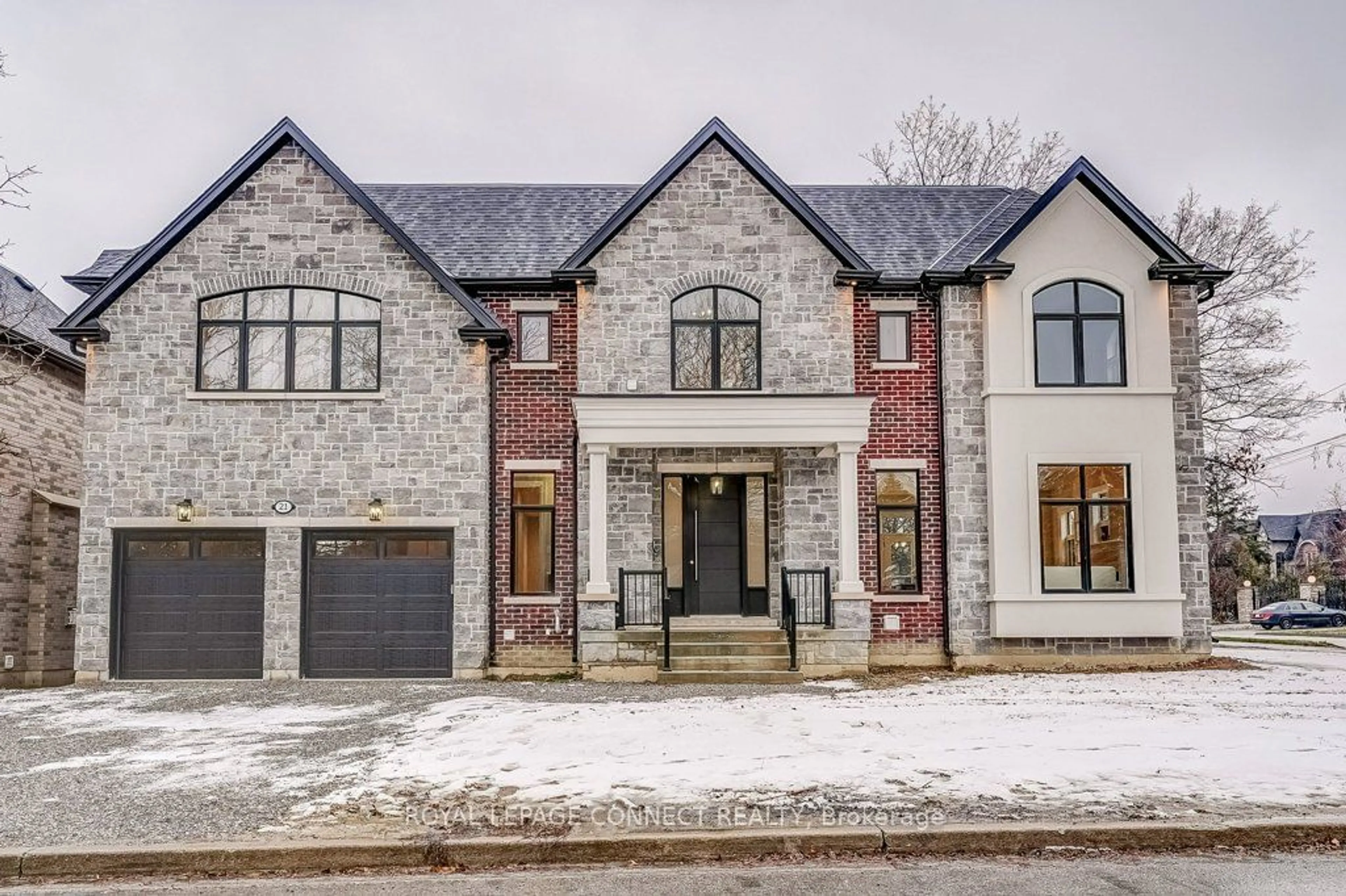 Home with brick exterior material for 21 Esposito Crt, Toronto Ontario M9C 5H6