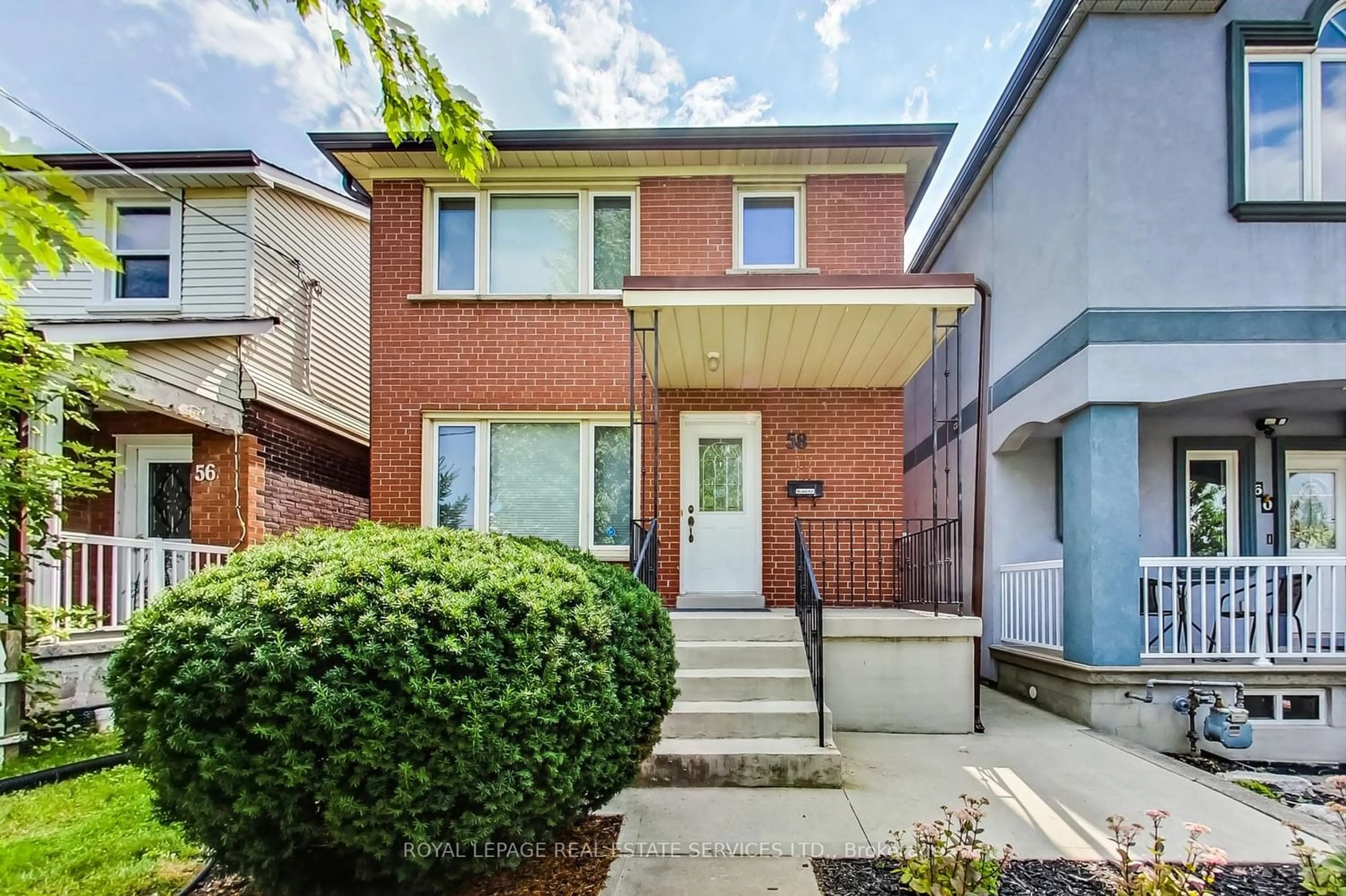 Home with brick exterior material for 58 Brownville Ave, Toronto Ontario M6N 4L3