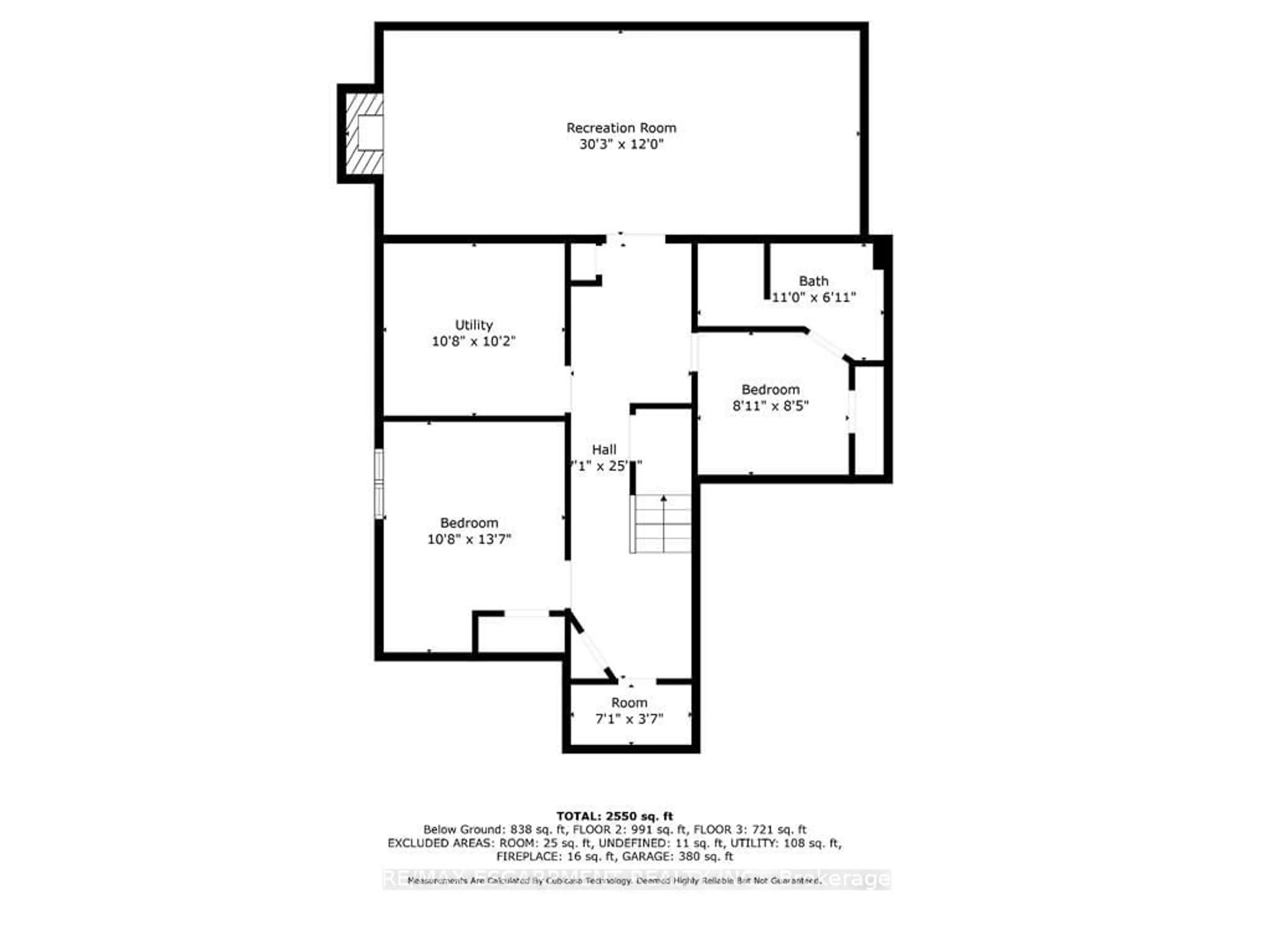 Floor plan for 3336 Jordan Ave, Burlington Ontario L7M 3R2