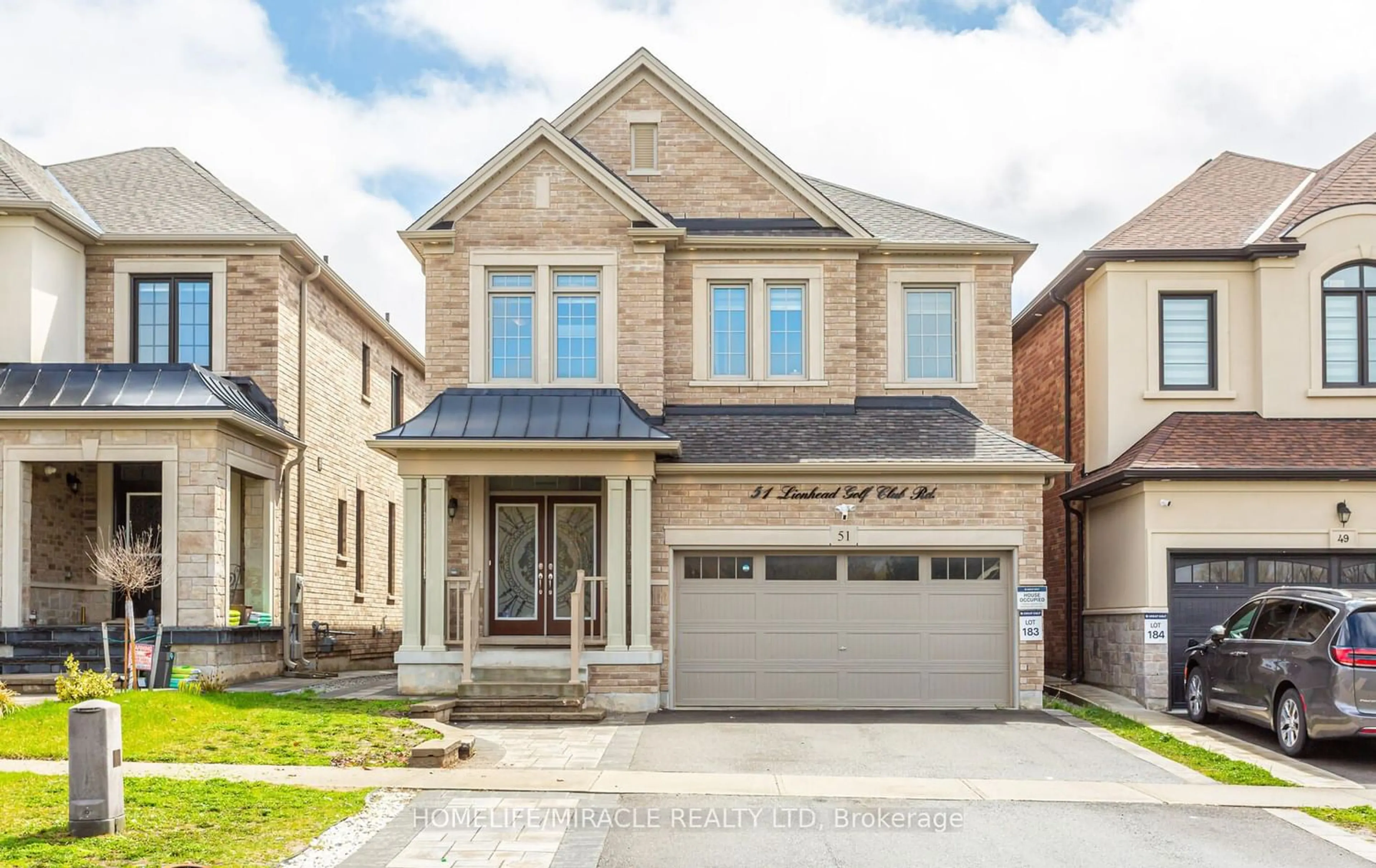 Home with brick exterior material for 51 Lionhead Golf Club Rd, Brampton Ontario L6Y 1P3
