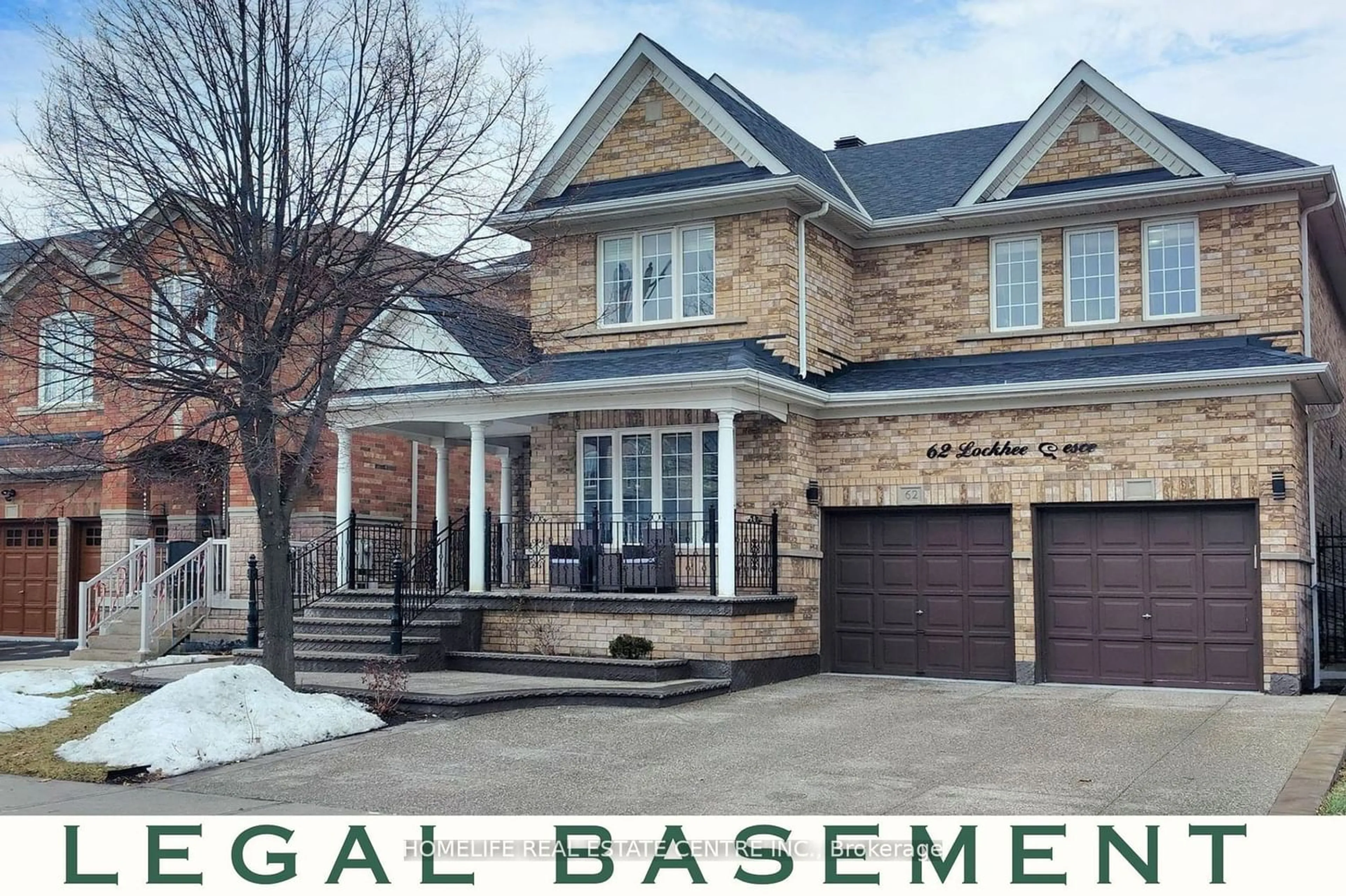 Home with brick exterior material for 62 Lockheed Cres, Brampton Ontario L7A 3G4