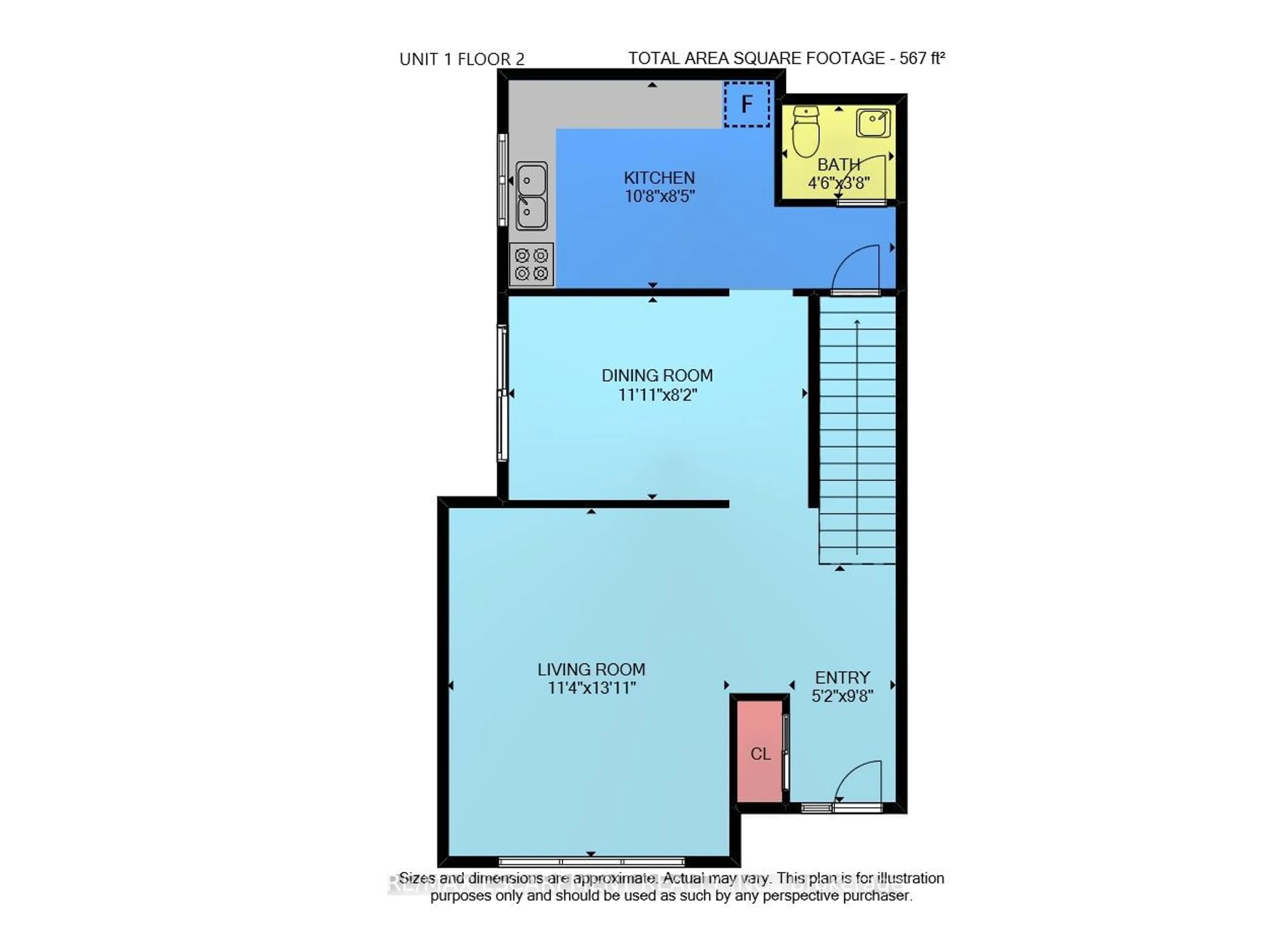 Floor plan for 2060 Prospect St, Burlington Ontario L7R 1Y9
