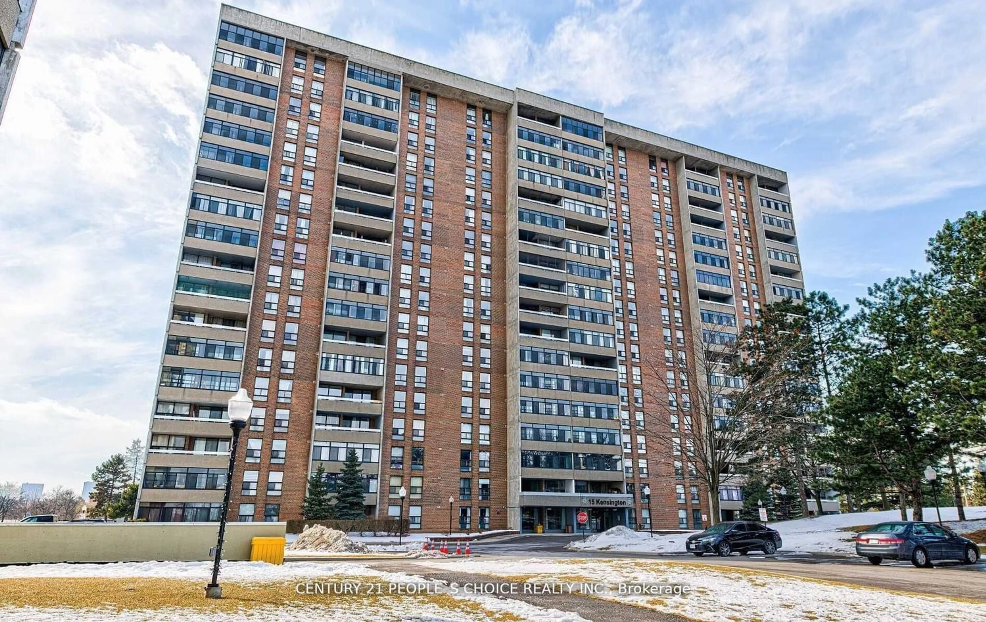 A pic from exterior of the house or condo for 15 Kensington Rd #1405, Brampton Ontario L6T 3W2