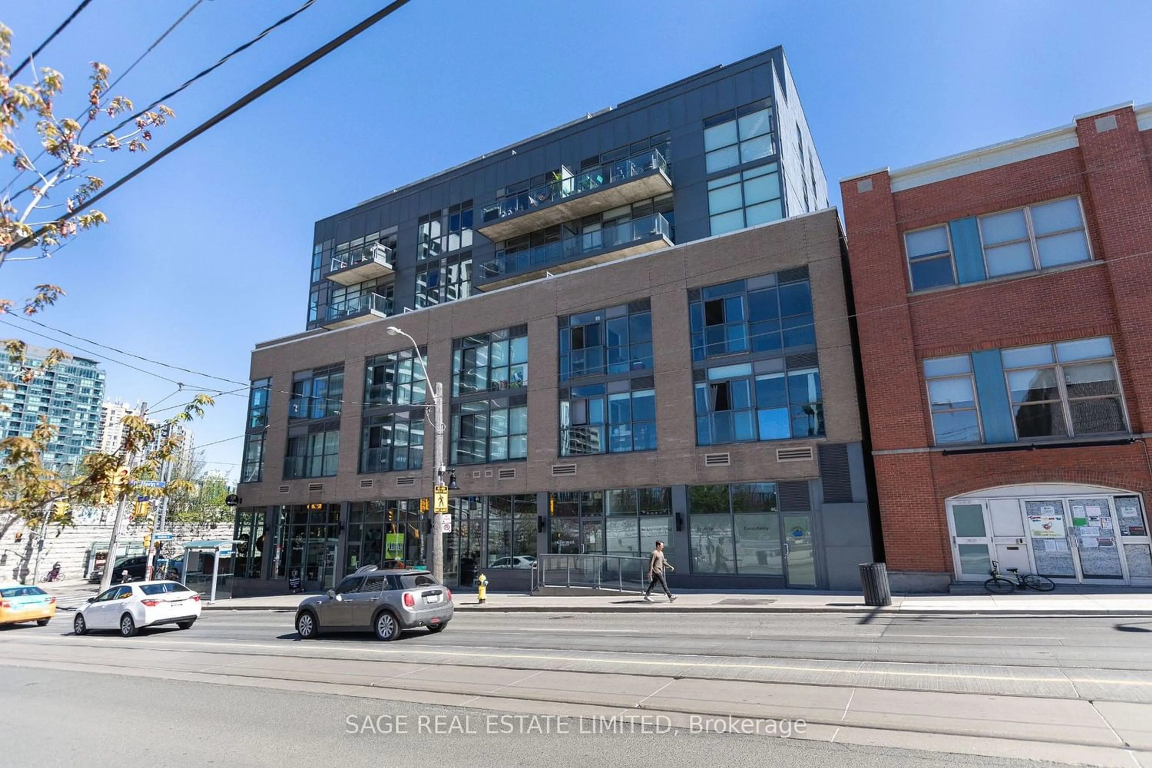 A pic from exterior of the house or condo for 1205 Queen St #209, Toronto Ontario M6K 0B9