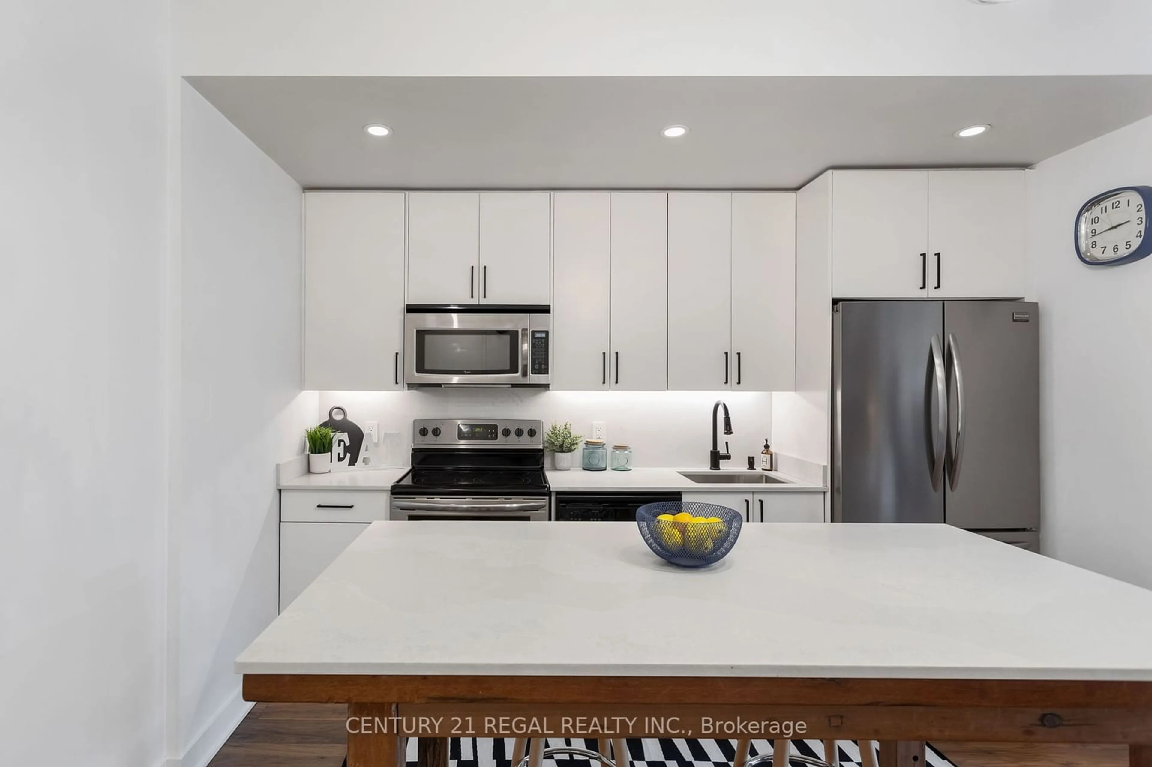 Contemporary kitchen for 25 Ritchie Ave #312, Toronto Ontario M6R 2J6