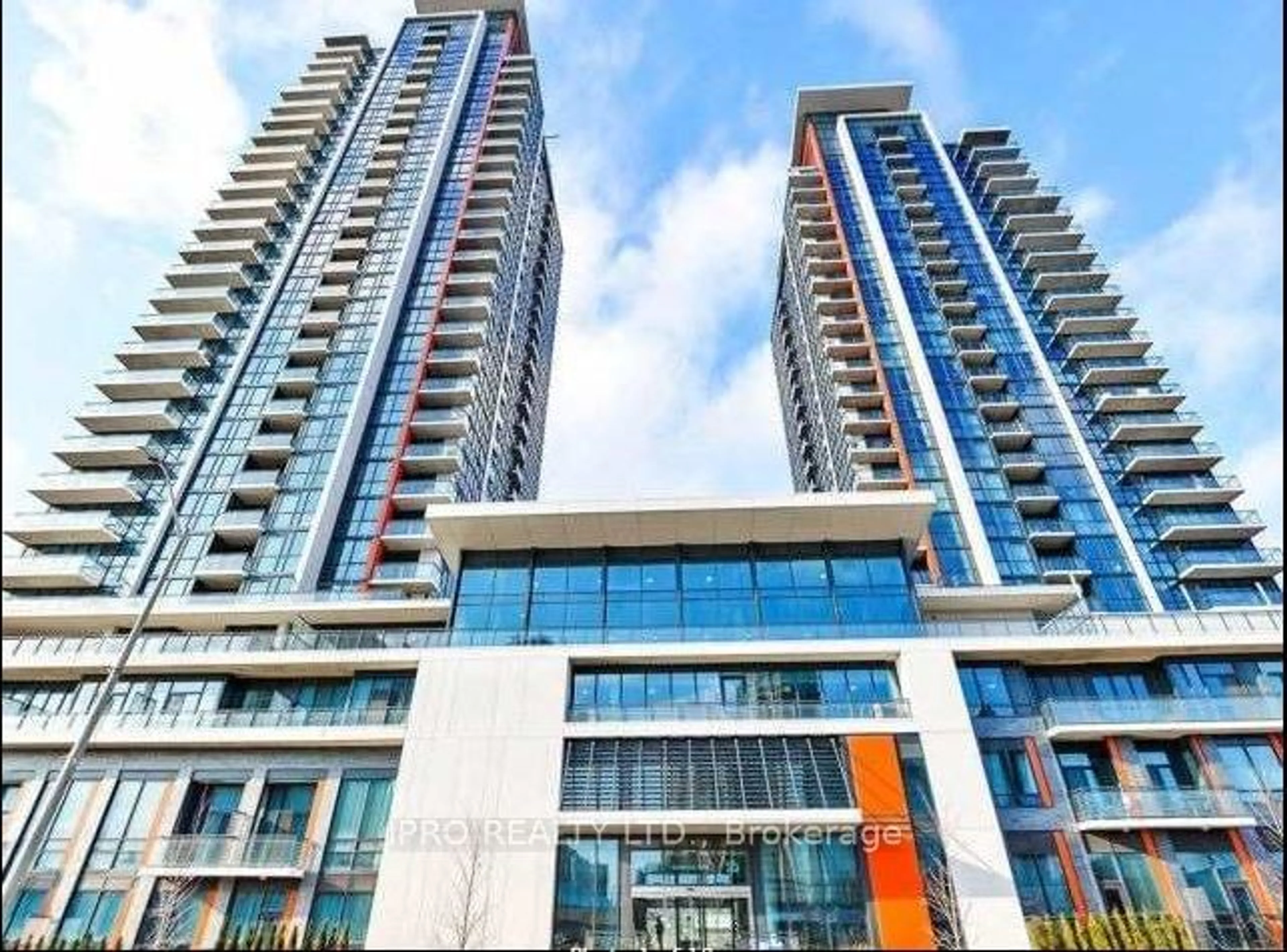 A pic from exterior of the house or condo for 75 Eglinton Ave #106, Mississauga Ontario L5R 0E5