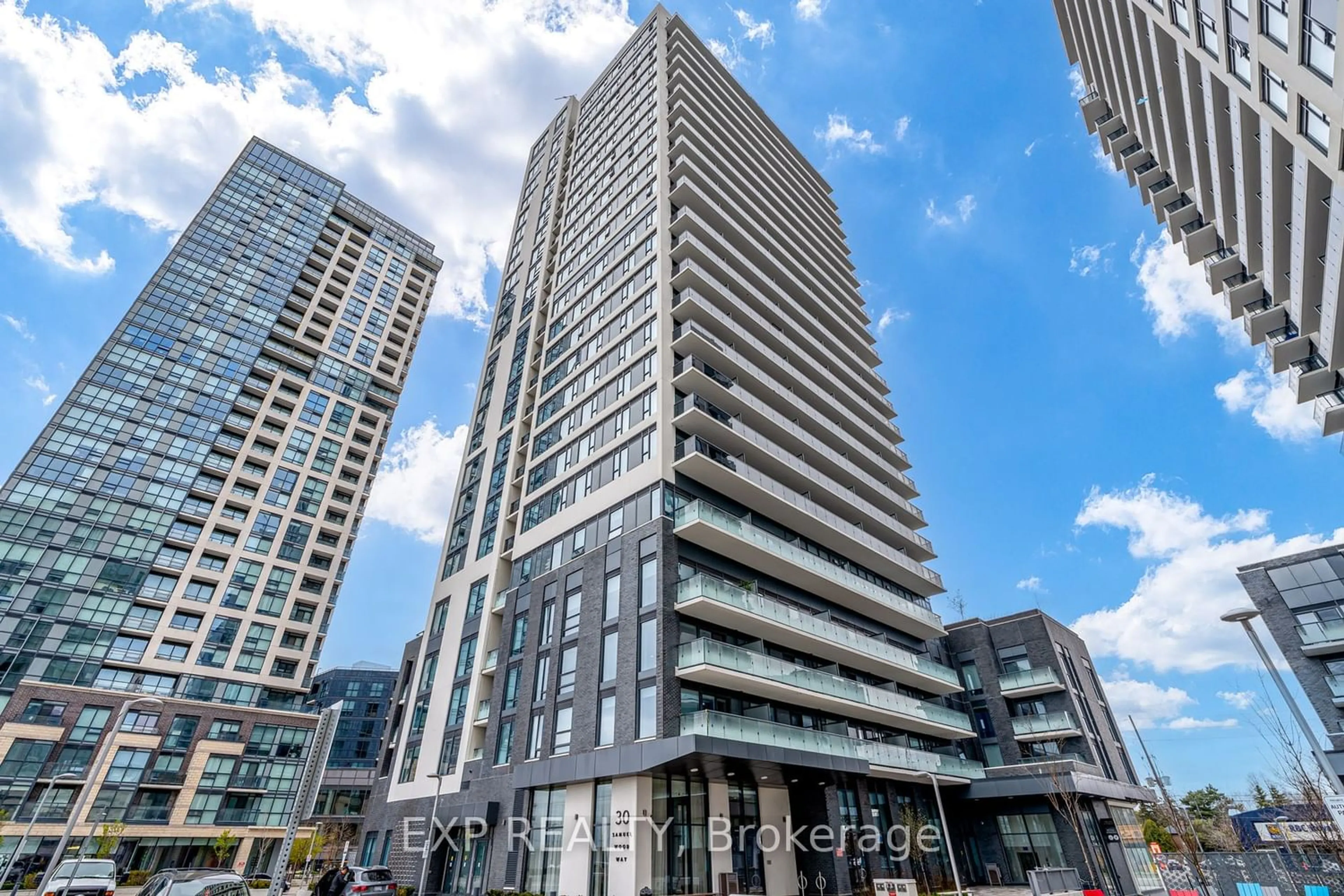 A pic from exterior of the house or condo for 30 Samuel Wood Way #1404, Toronto Ontario M9B 0C9