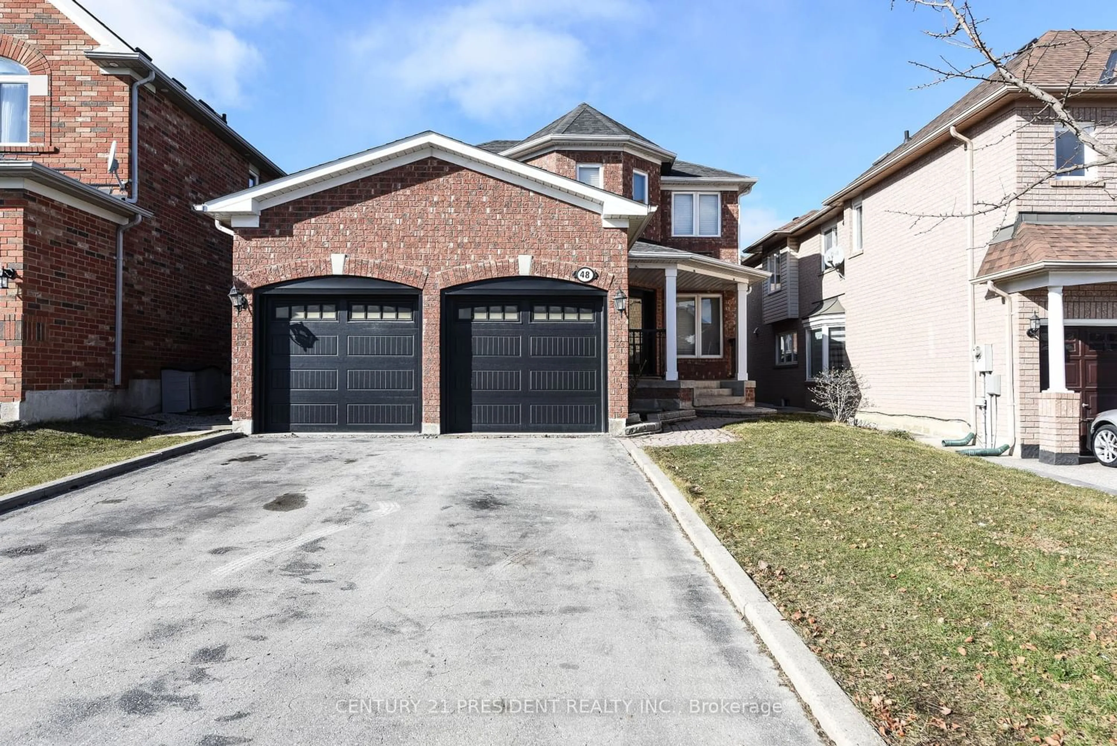 Home with brick exterior material for 48 Snow Leopard Crt, Brampton Ontario L6R 2L9