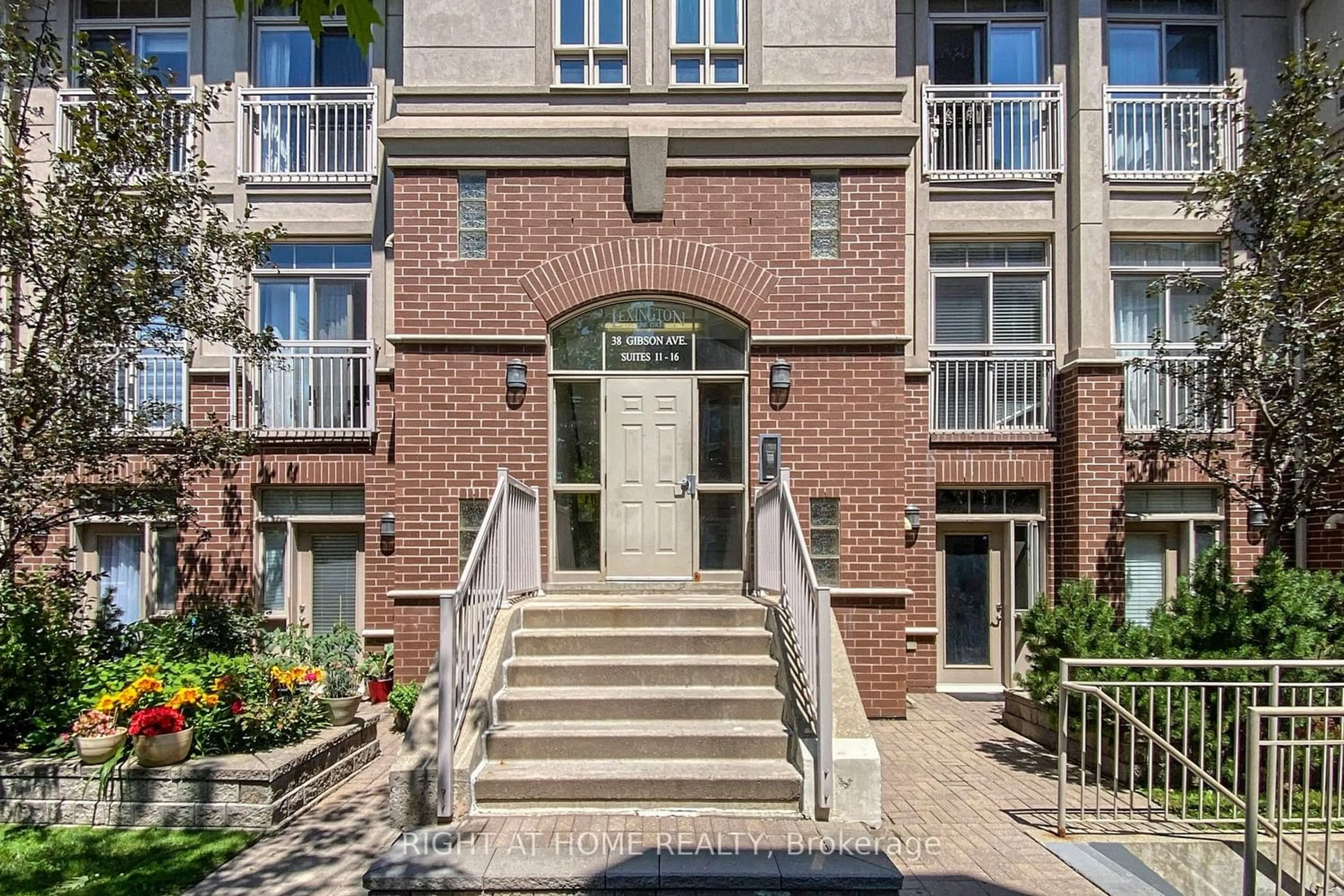 A pic from exterior of the house or condo for 38 Gibson Ave #16, Toronto Ontario M9N 0A5
